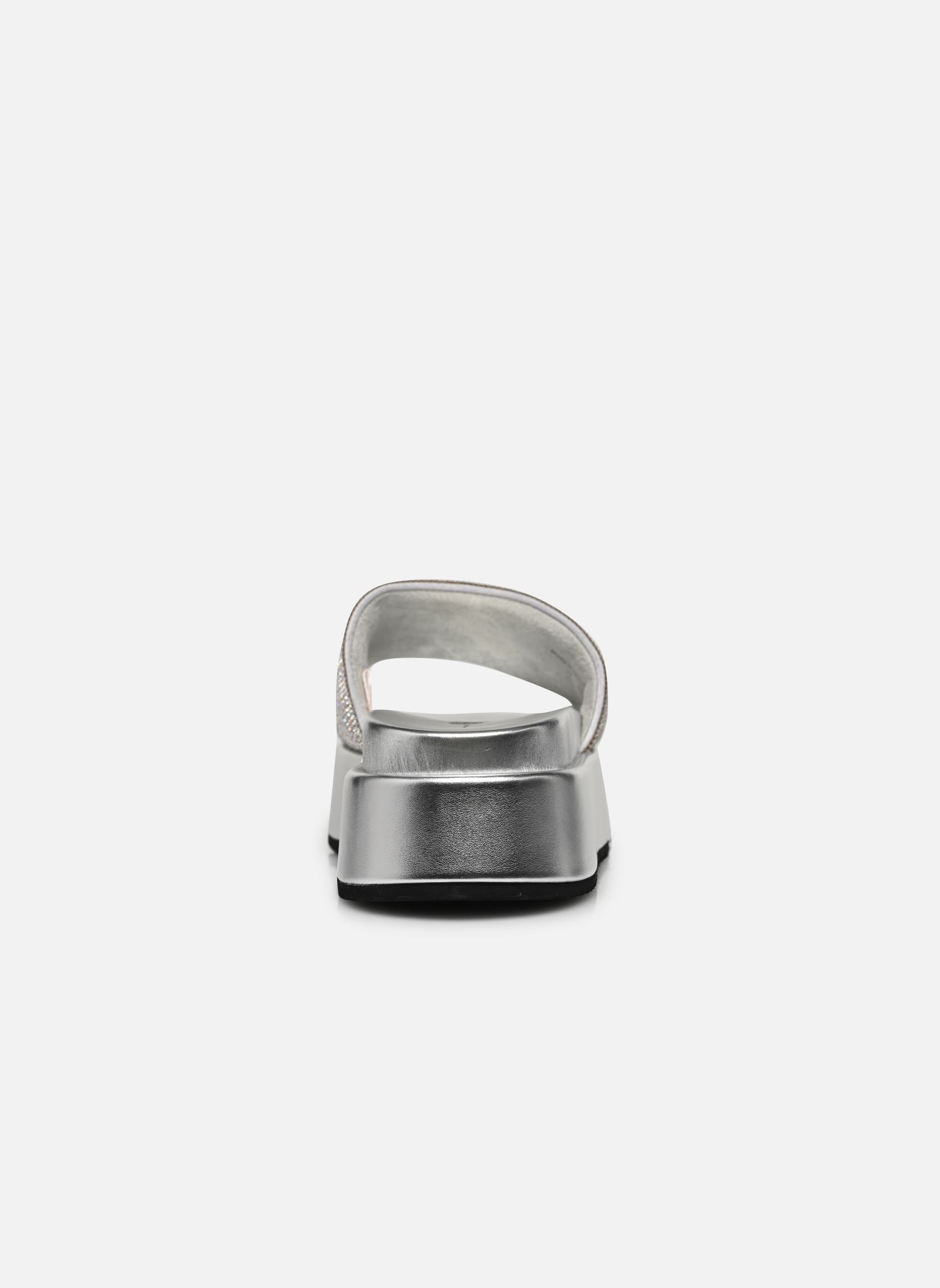 Pantoletten und Clogs Noa Slide Glam damen silber Buffalo Pantoletten und Clogs Noa Slide Glam damen silber Silver