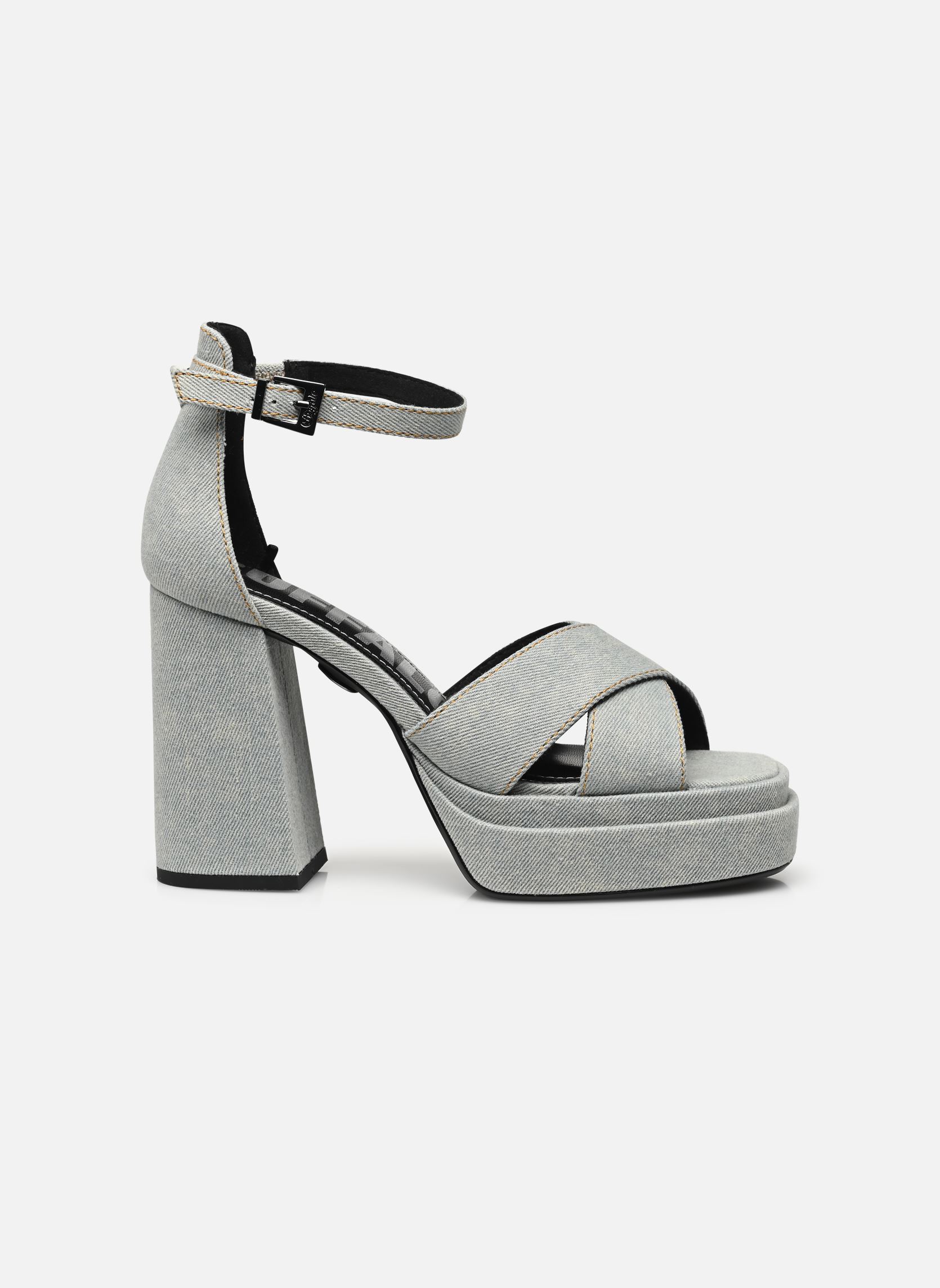 Sandales May cross femme bleu Buffalo Sandales May cross femme bleu Bleu