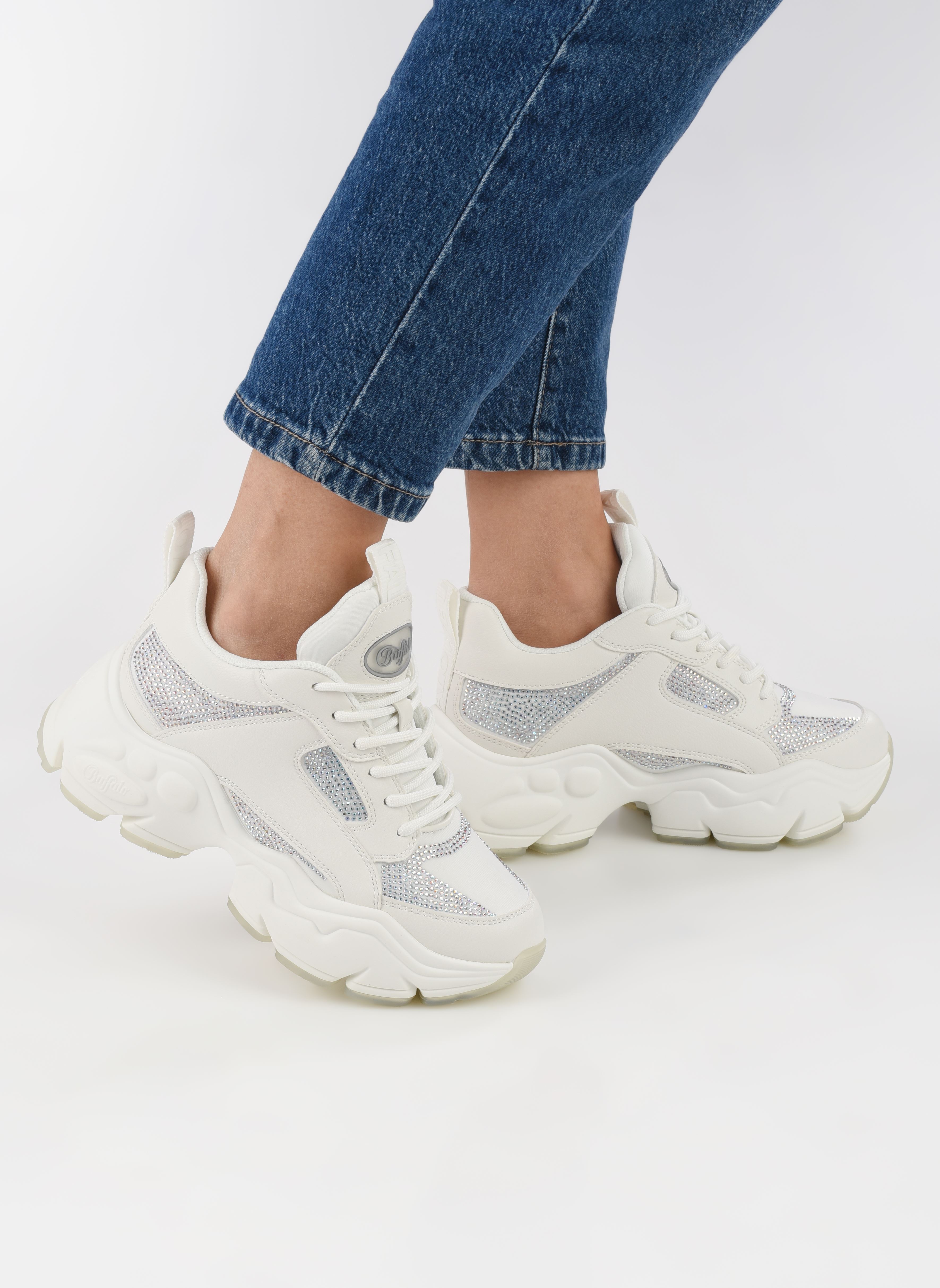 Sneakers Binary Athena Glam donna bianco Buffalo Sneakers Binary Athena Glam donna bianco Blanc