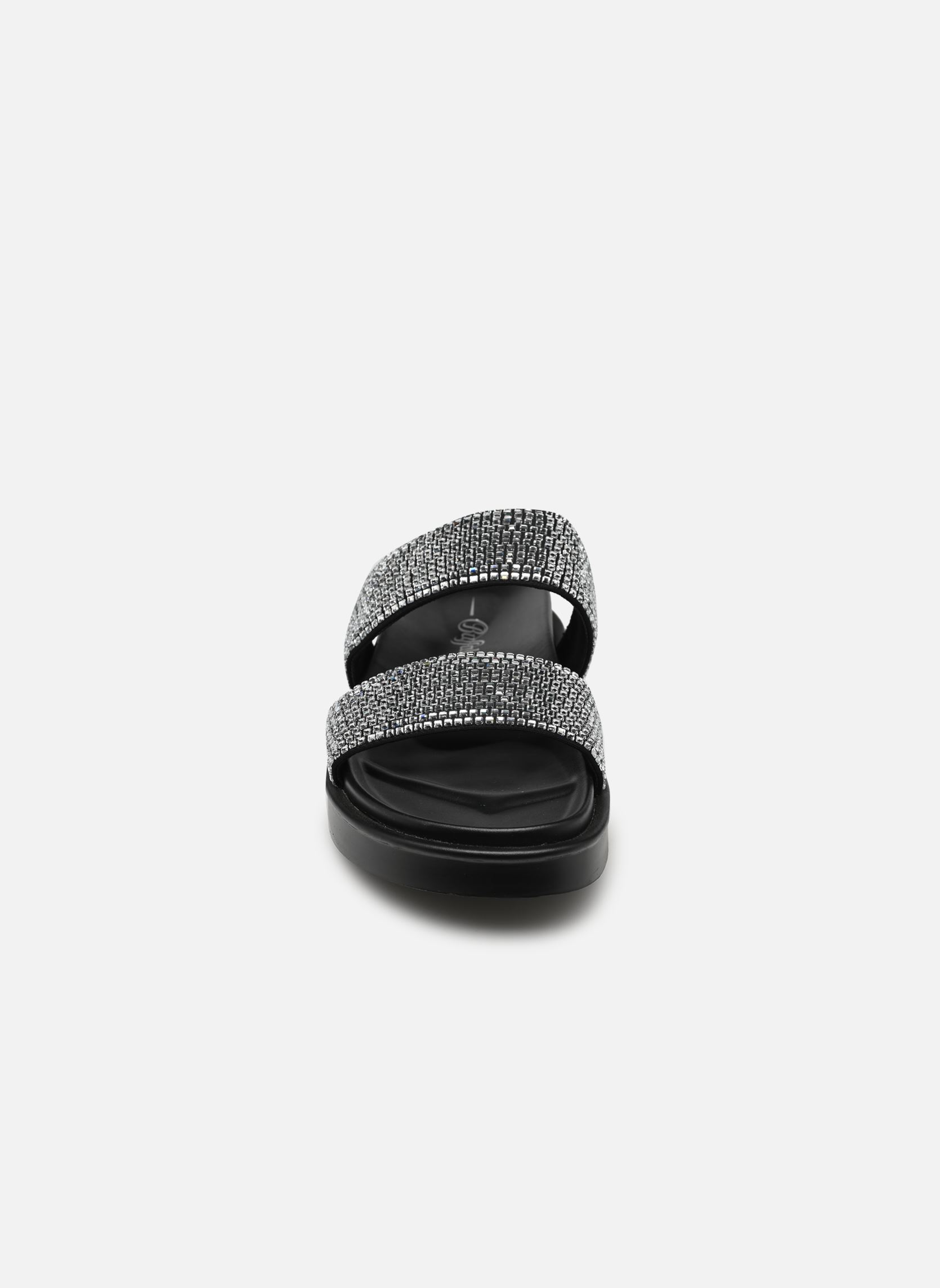 Muilen en klompen Sol TSS Glam dames zwart Buffalo Muilen en klompen Sol TSS Glam dames zwart NOIR / SILVER