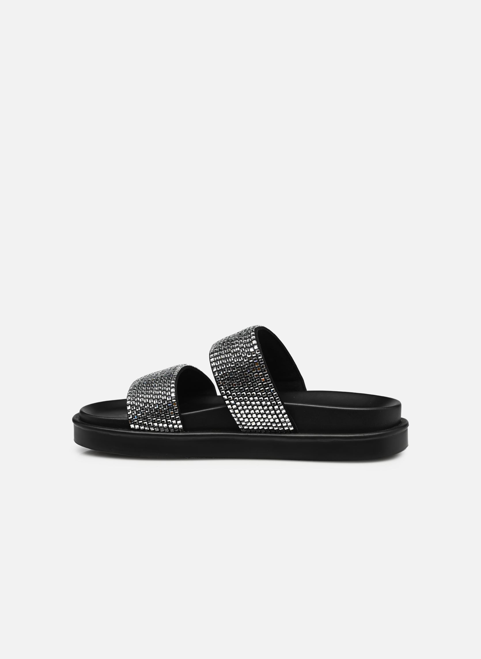 Muilen en klompen Sol TSS Glam dames zwart Buffalo Muilen en klompen Sol TSS Glam dames zwart NOIR / SILVER