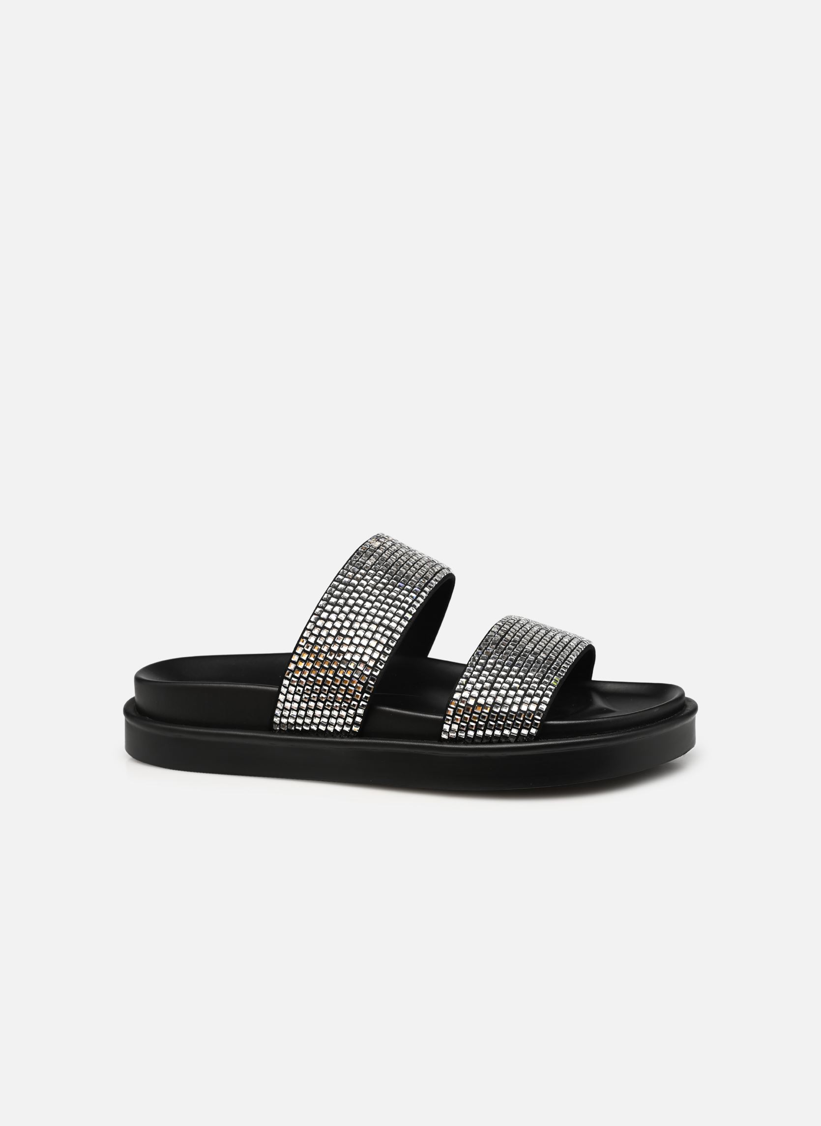 Muilen en klompen Sol TSS Glam dames zwart Buffalo Muilen en klompen Sol TSS Glam dames zwart NOIR / SILVER