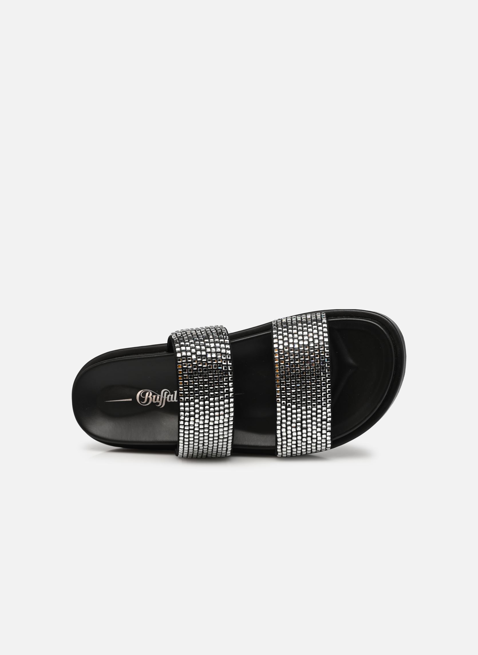 Muilen en klompen Sol TSS Glam dames zwart Buffalo Muilen en klompen Sol TSS Glam dames zwart NOIR / SILVER