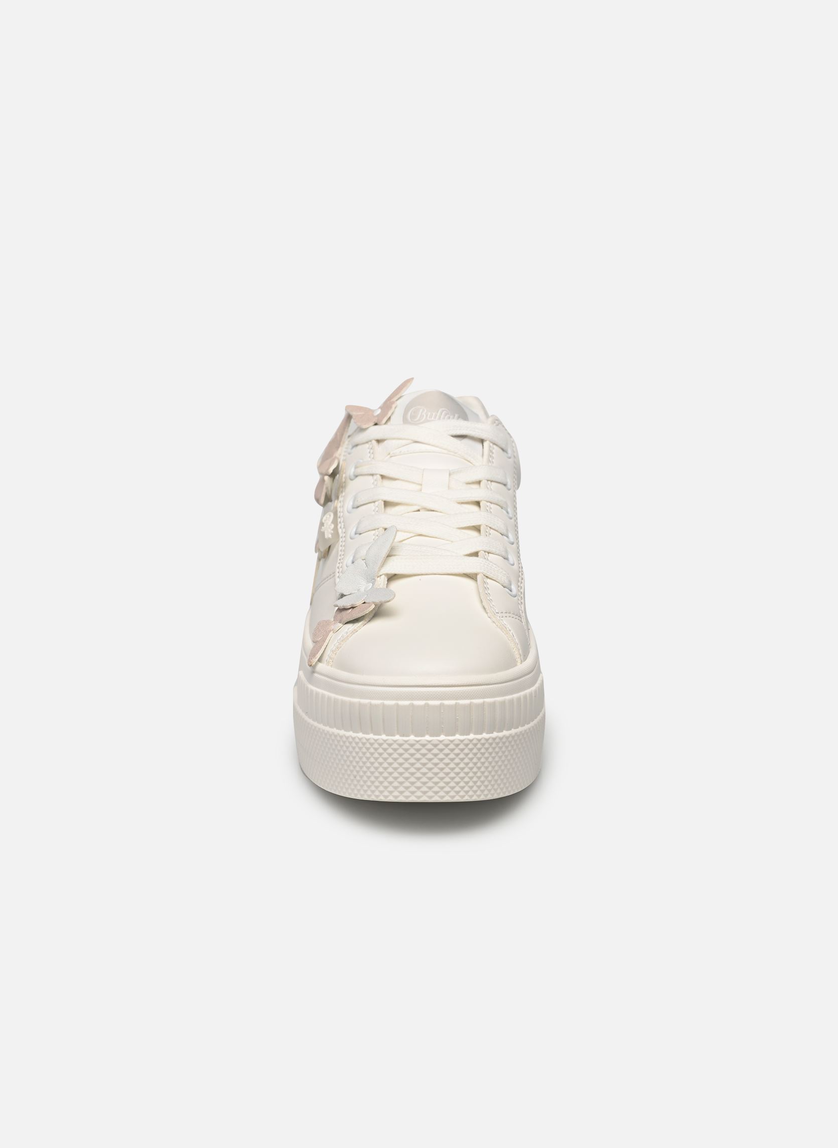 Sneakers Paired Butterfly dames wit Buffalo Sneakers Paired Butterfly dames wit Blanc