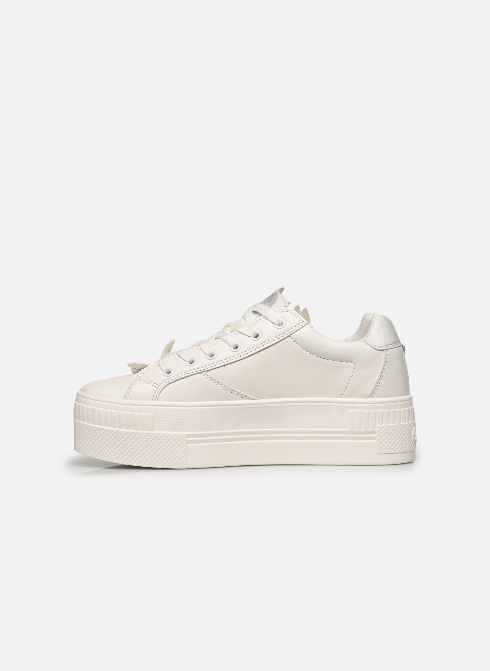 Sneakers Paired Butterfly dames wit Buffalo Sneakers Paired Butterfly dames wit Blanc