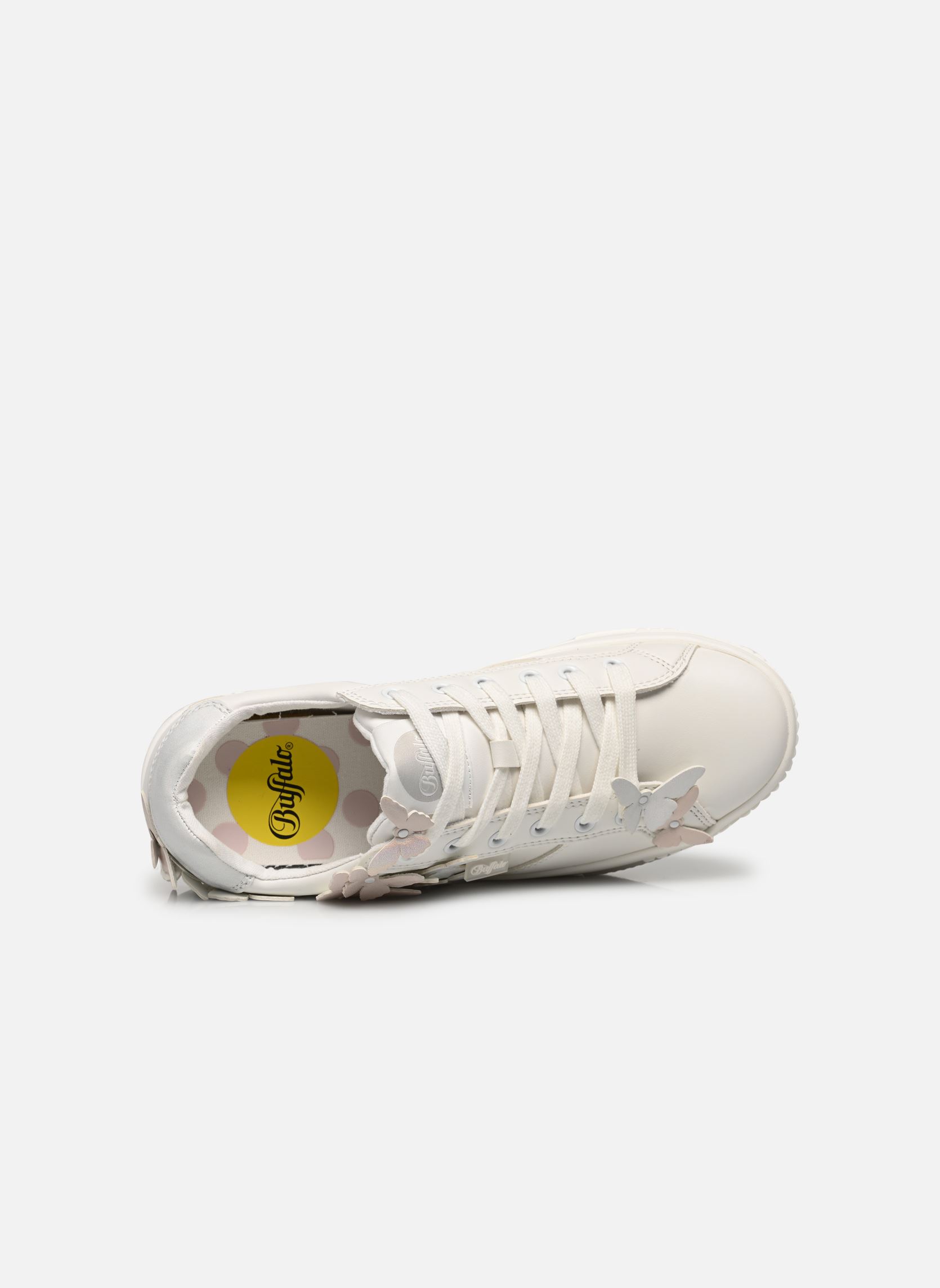 Sneakers Paired Butterfly dames wit Buffalo Sneakers Paired Butterfly dames wit Blanc