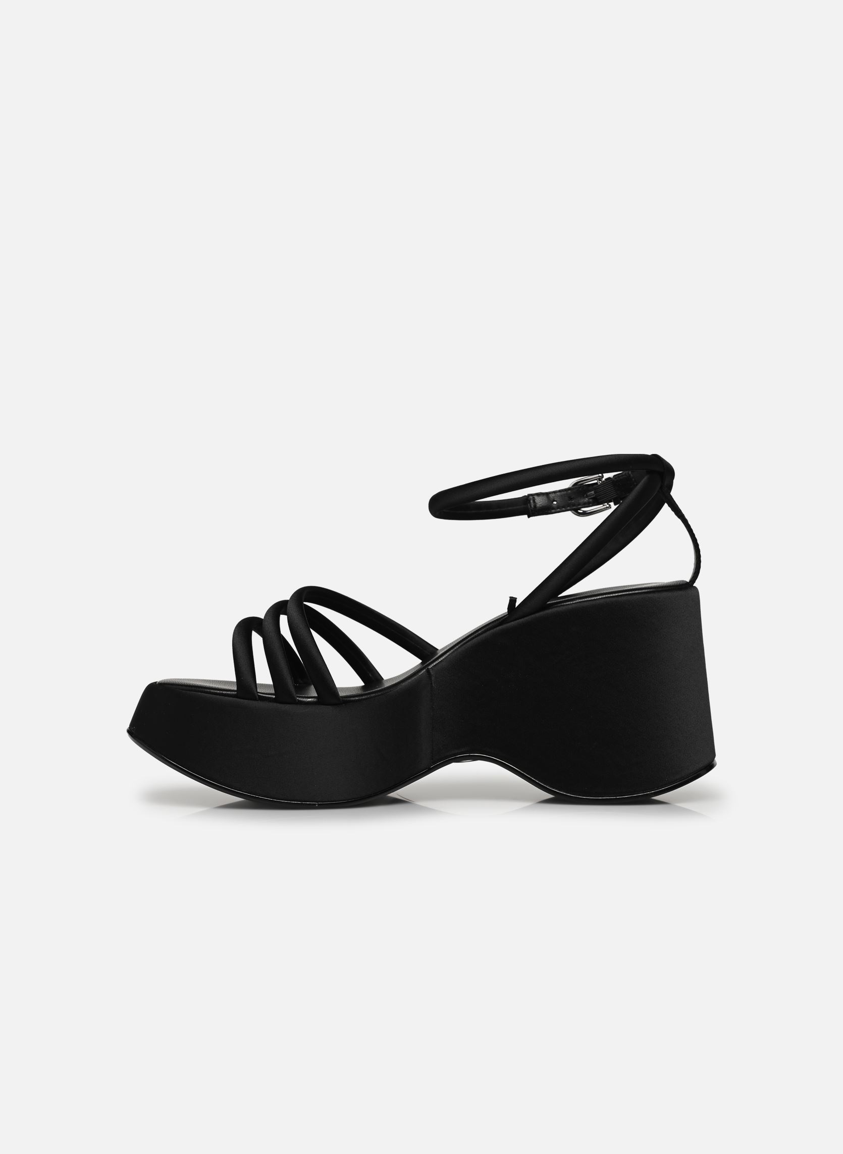 Sandali con zeppa e plateau Joy MSS Sandal donna nero Buffalo Sandali con zeppa e plateau Joy MSS Sandal donna nero Noir