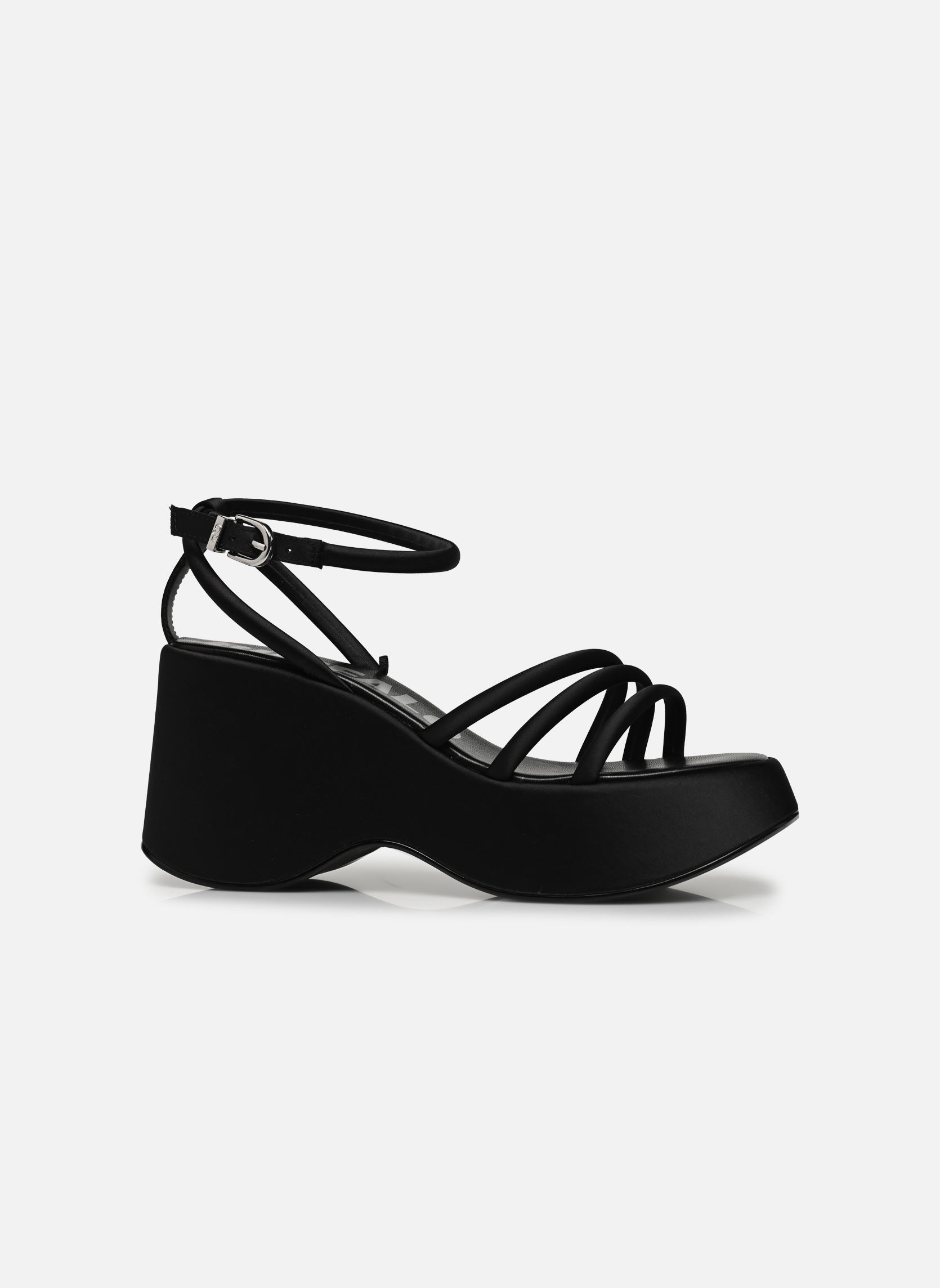Sandali con zeppa e plateau Joy MSS Sandal donna nero Buffalo Sandali con zeppa e plateau Joy MSS Sandal donna nero Noir