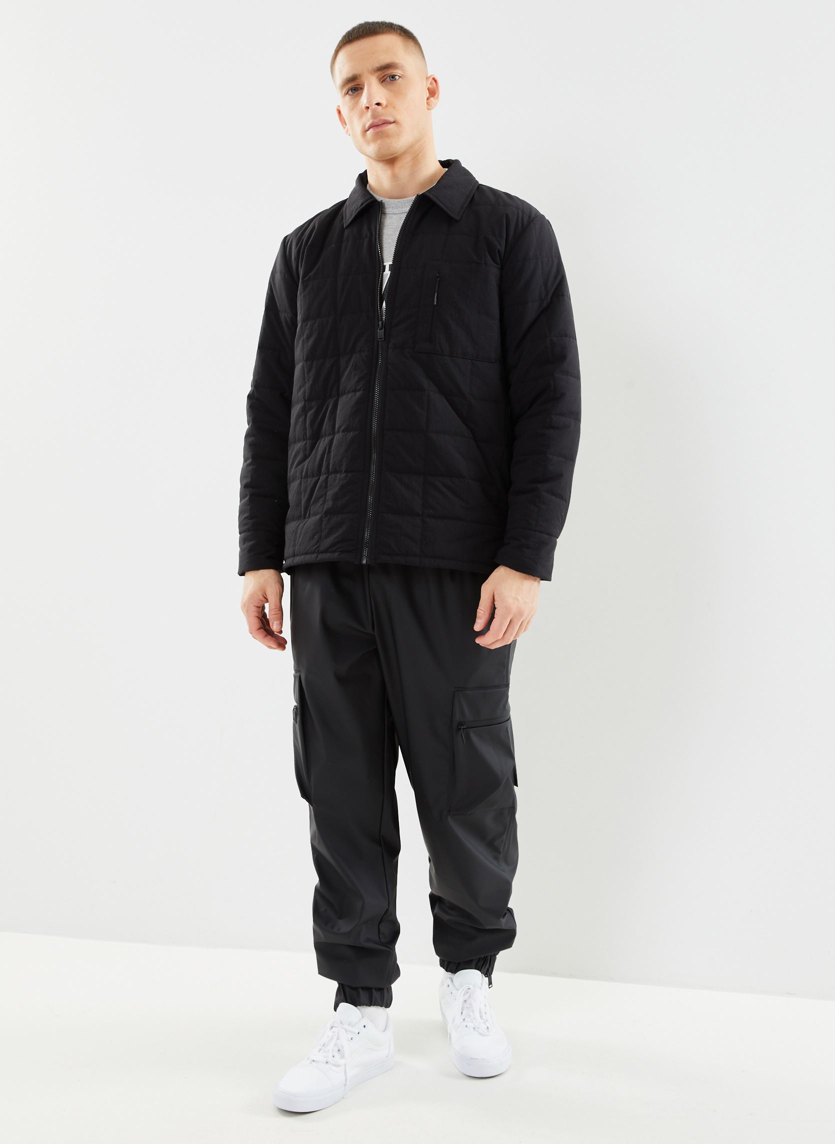 Vestes Giron Liner Overshirt M homme noir Rains Vestes Giron Liner Overshirt M homme noir BLACK