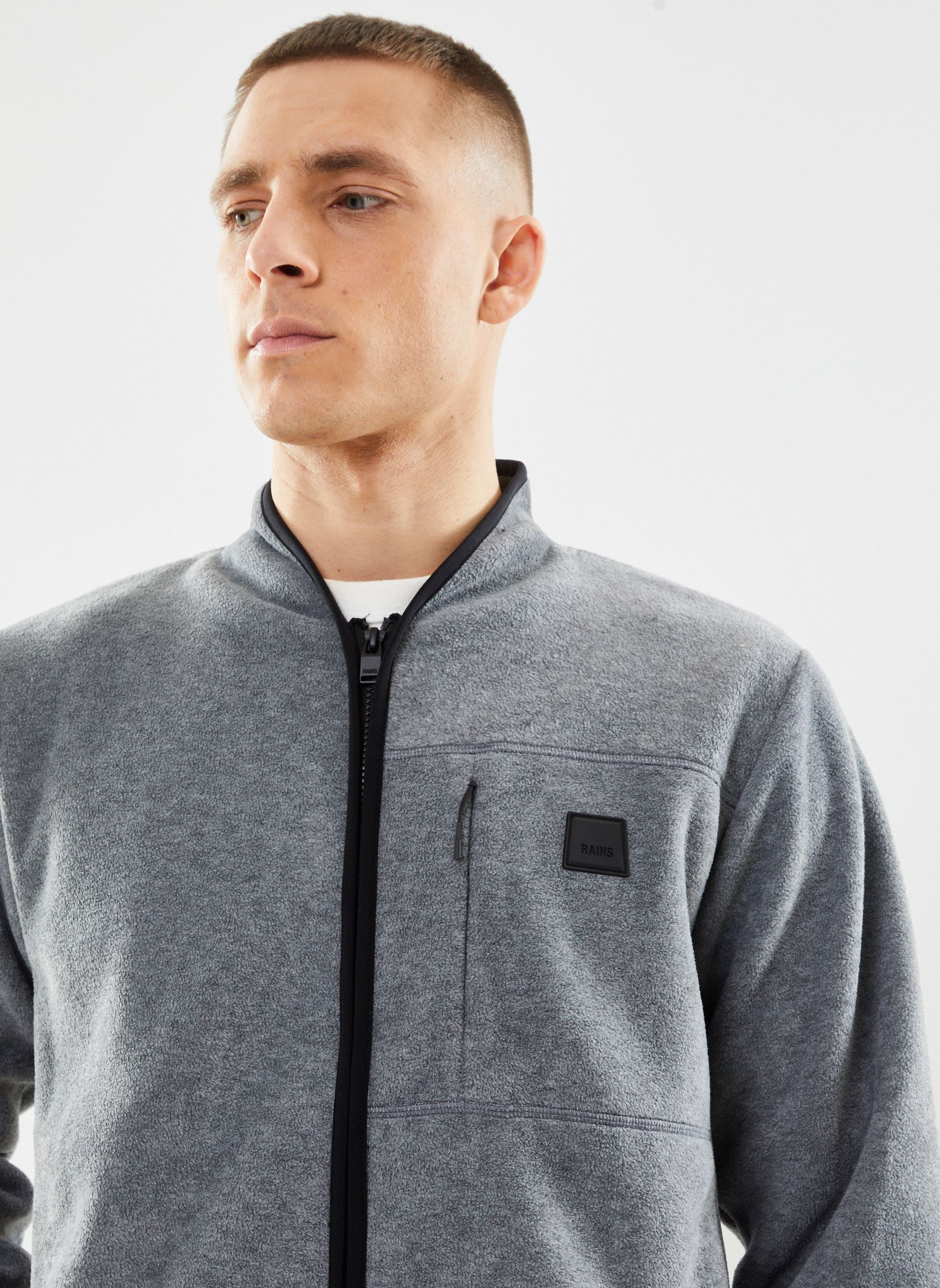 Vestes polaires Durban Fleece Jacket T1 M homme gris Rains Vestes polaires Durban Fleece Jacket T1 M homme gris DARK GREY MELANGE