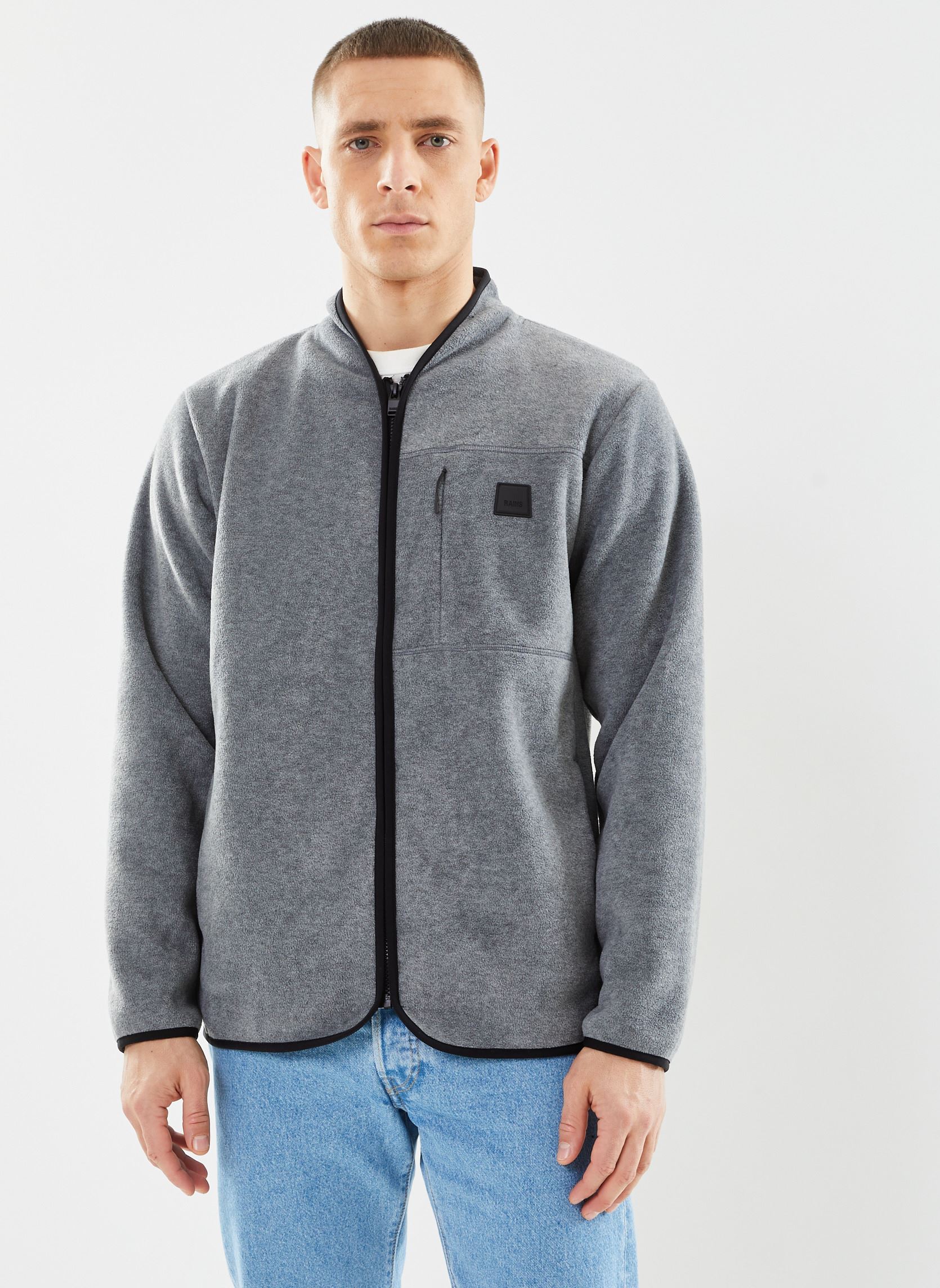 Vestes polaires Durban Fleece Jacket T1 M homme gris Rains Vestes polaires Durban Fleece Jacket T1 M homme gris DARK GREY MELANGE