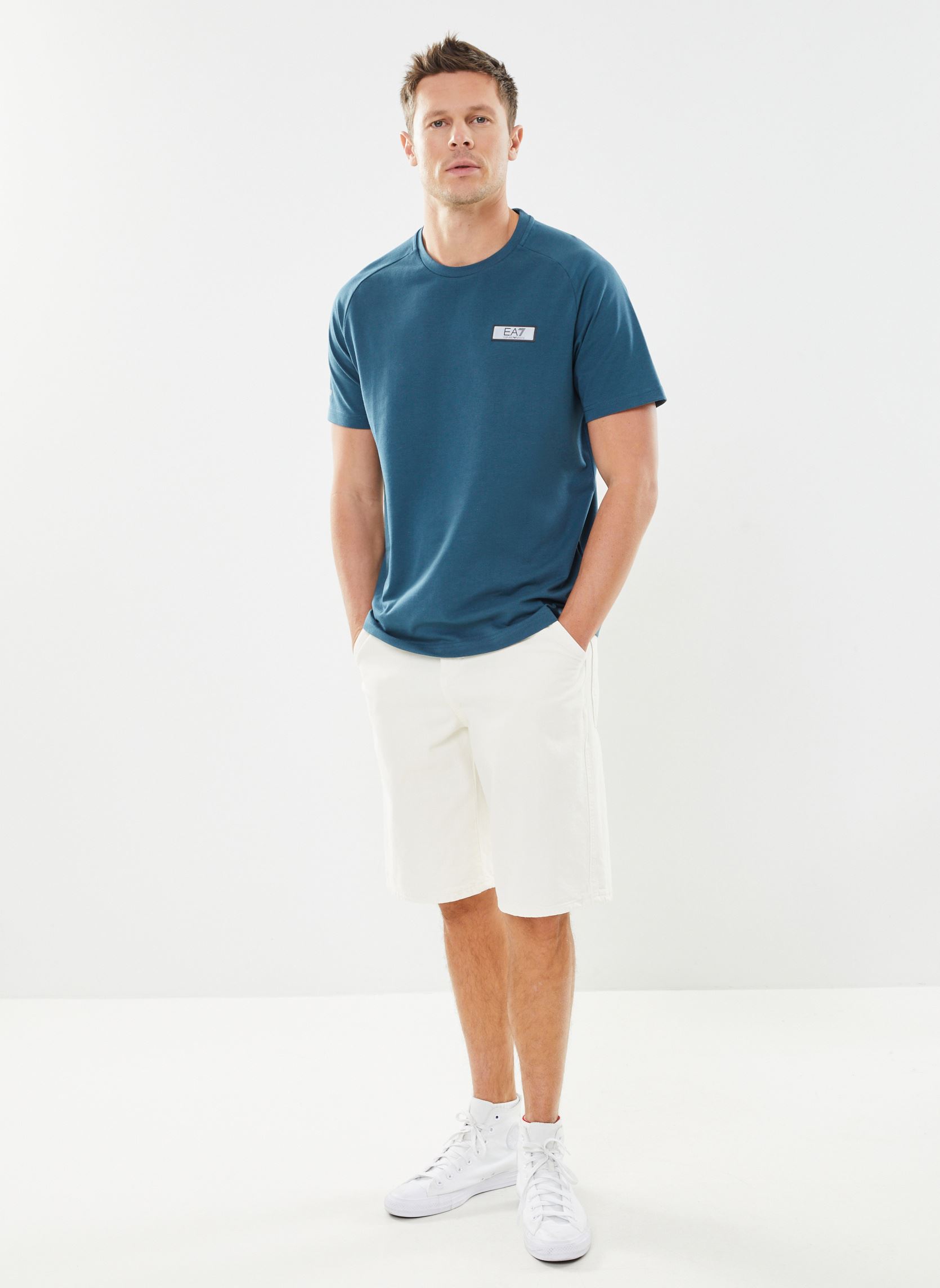 Kurzarm-T-Shirts 3DPT24 herren blau EA7 Emporio Armani Kurzarm-T-Shirts 3DPT24 herren blau STARGAZER