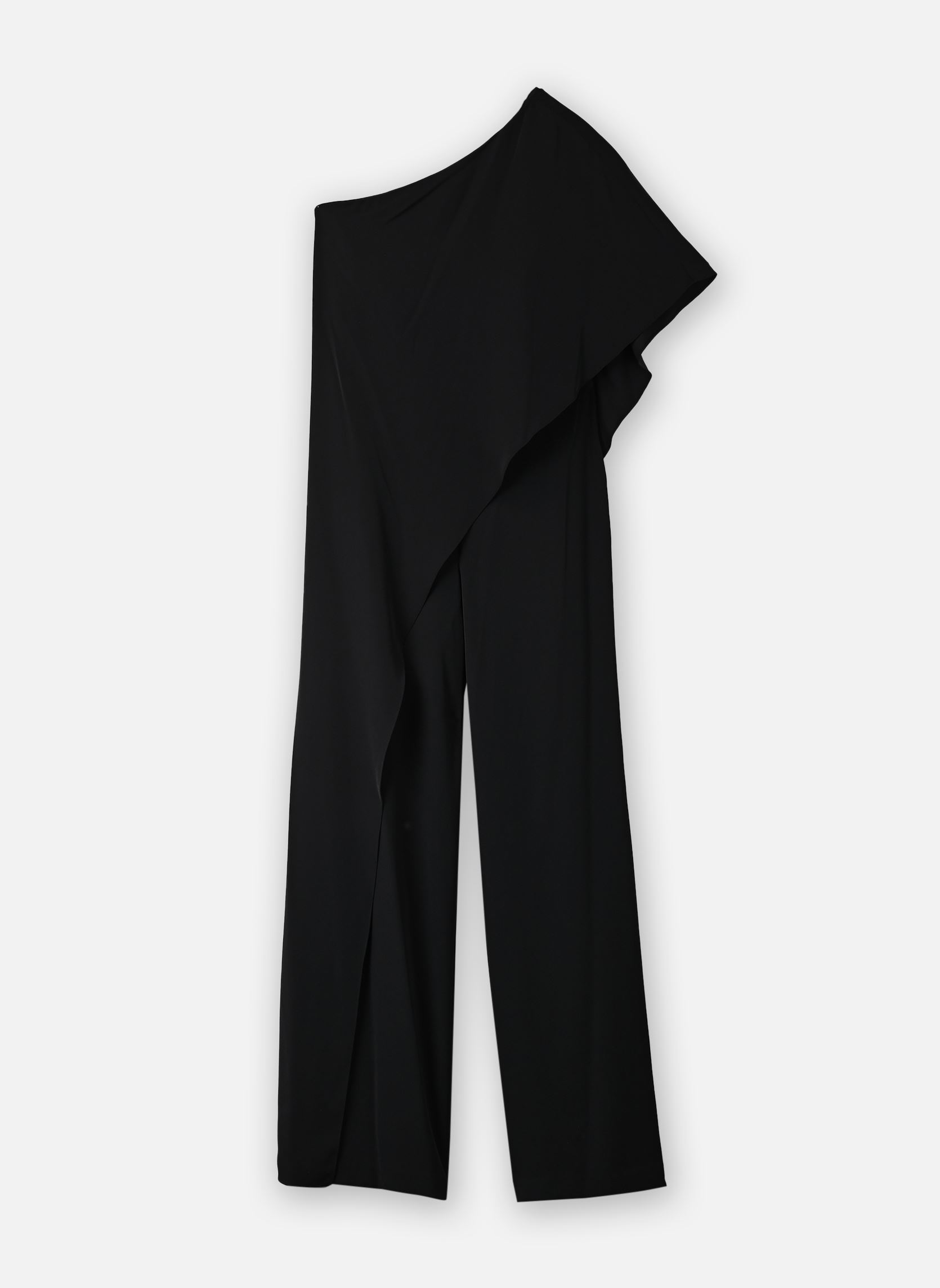Overalls Combinaison asymétrique cape georgette dames zwart Lauren Ralph Lauren Overalls Combinaison asymétrique cape georgette dames zwart BLACK