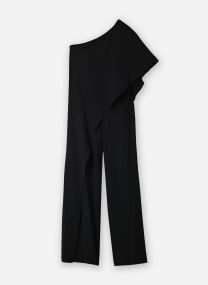 Overalls Combinaison asymétrique cape georgette dames zwart