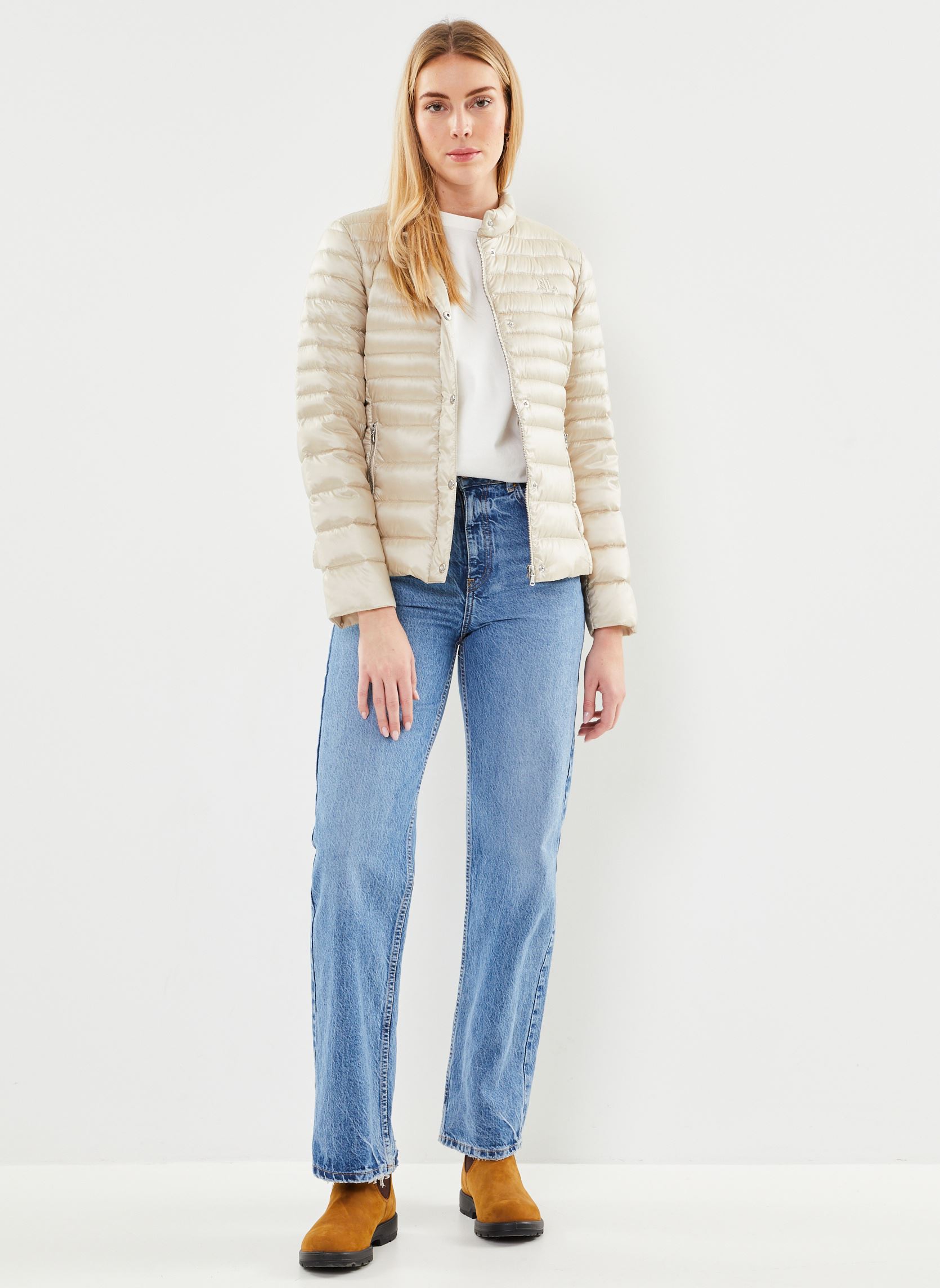 Doudounes Dwn W Chst P-Insulated-Coat femme or et bronze Lauren Ralph Lauren Doudounes Dwn W Chst P-Insulated-Coat femme or et bronze EXPLORER SAND