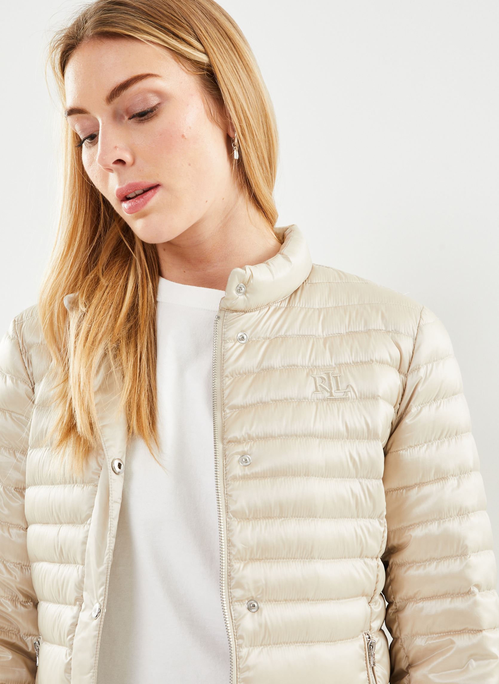 Doudounes Dwn W Chst P-Insulated-Coat femme or et bronze Lauren Ralph Lauren Doudounes Dwn W Chst P-Insulated-Coat femme or et bronze EXPLORER SAND