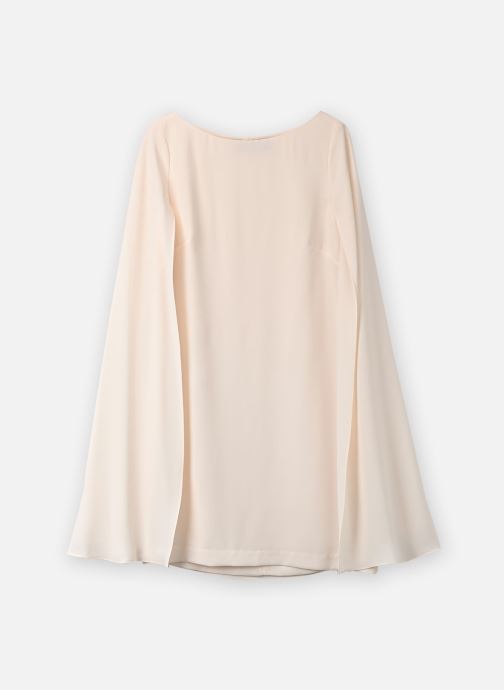 Lauren Ralph Lauren Jurken Robe de cocktail à cape en georgette dames wit