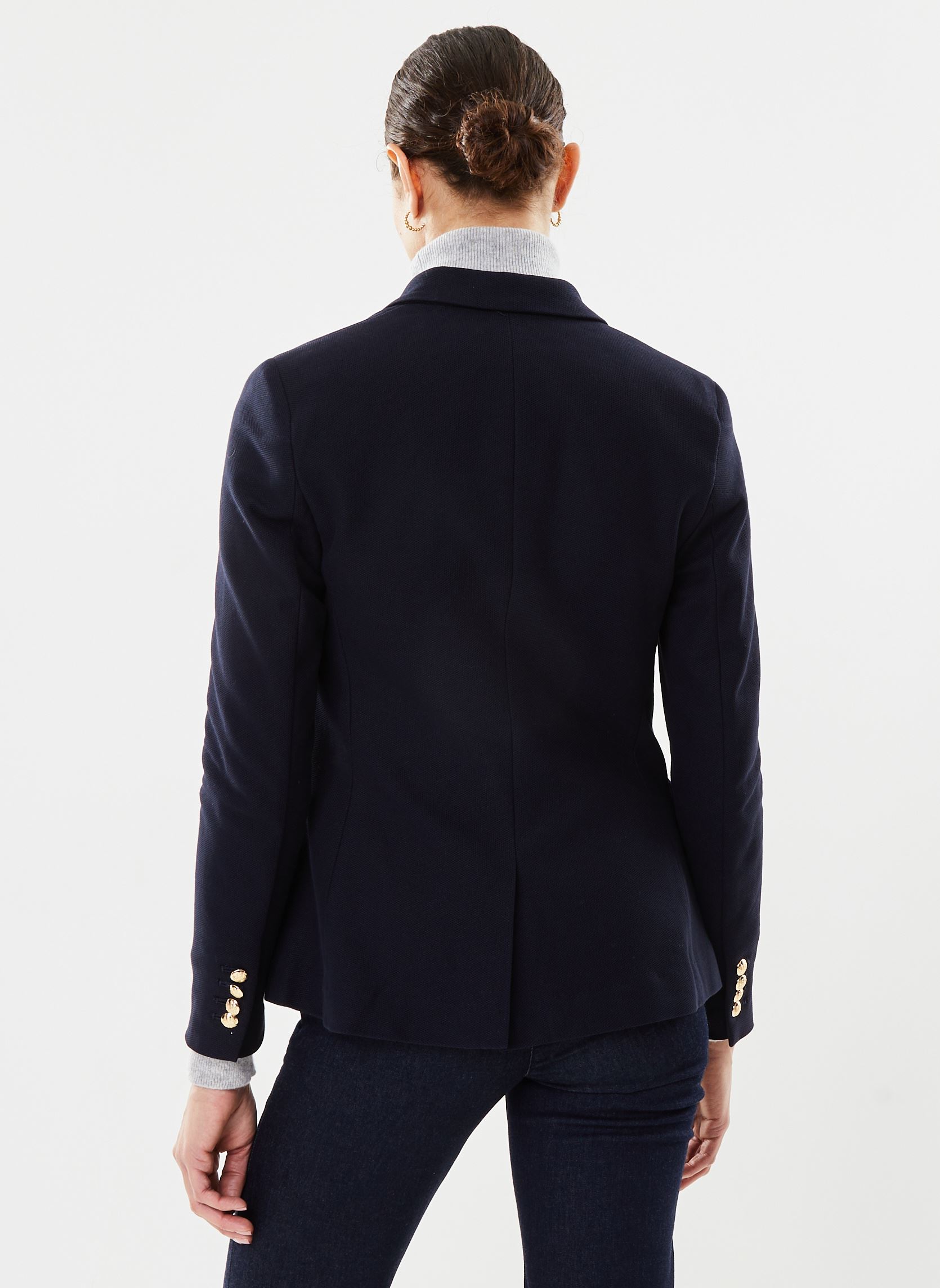 Blazer Blazer en jacquard à broderie bullion donna blu Lauren Ralph Lauren Blazer Blazer en jacquard à broderie bullion donna blu LAUREN NAVY