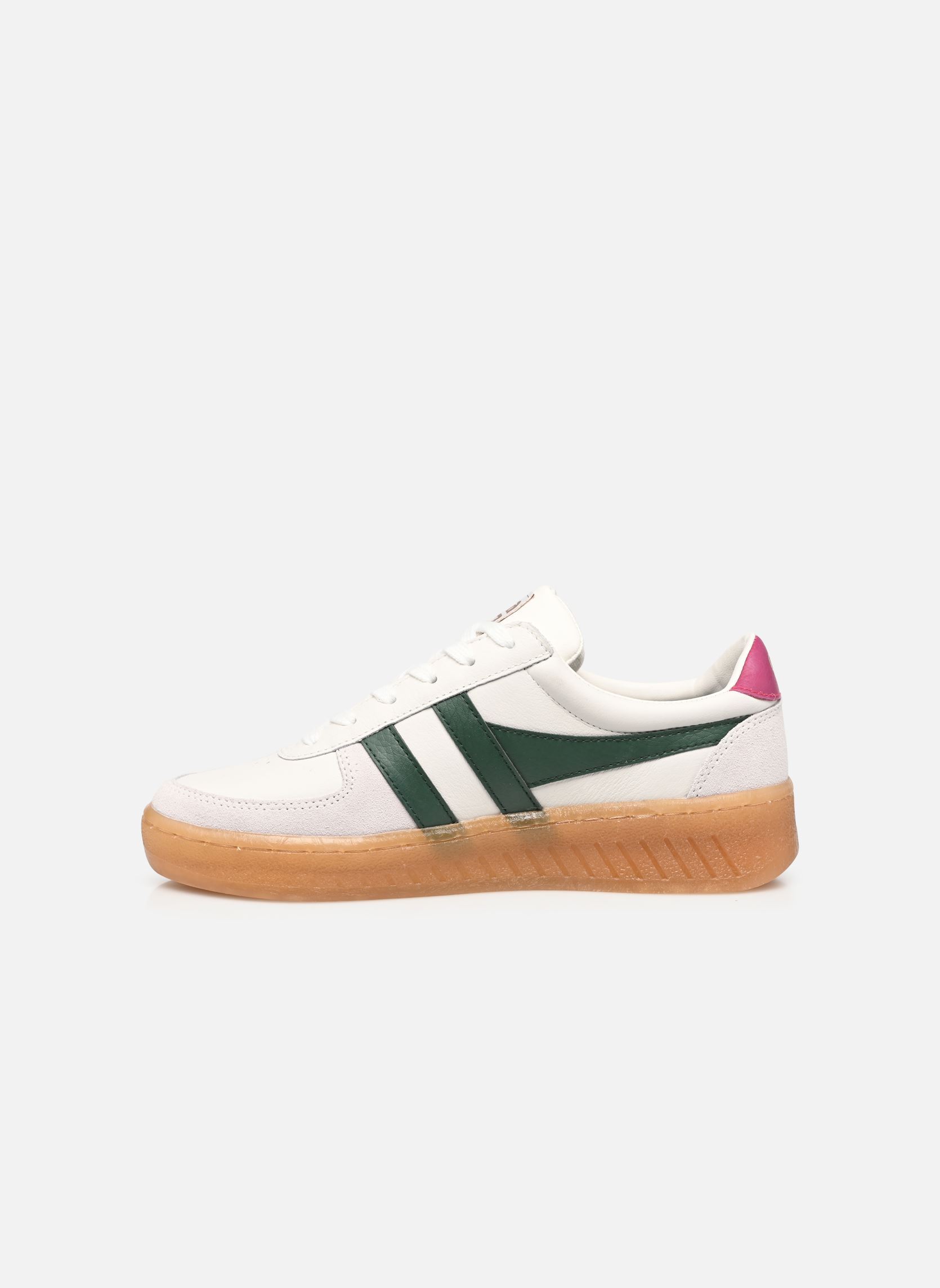 Sneaker GRANDSLAM ELITE damen weiß Gola Sneaker GRANDSLAM ELITE damen weiß WHITEEVRGRNHOT FUSCHIAGUM