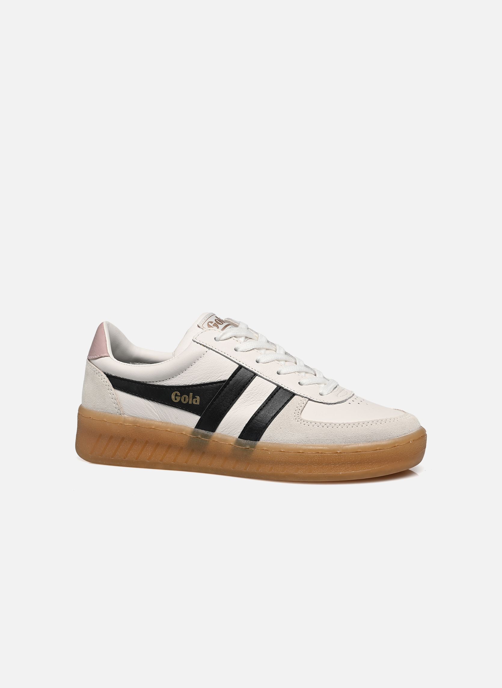 Baskets GRANDSLAM ELITE femme blanc Gola Baskets GRANDSLAM ELITE femme blanc White/Black/Chalk Pink/Gum