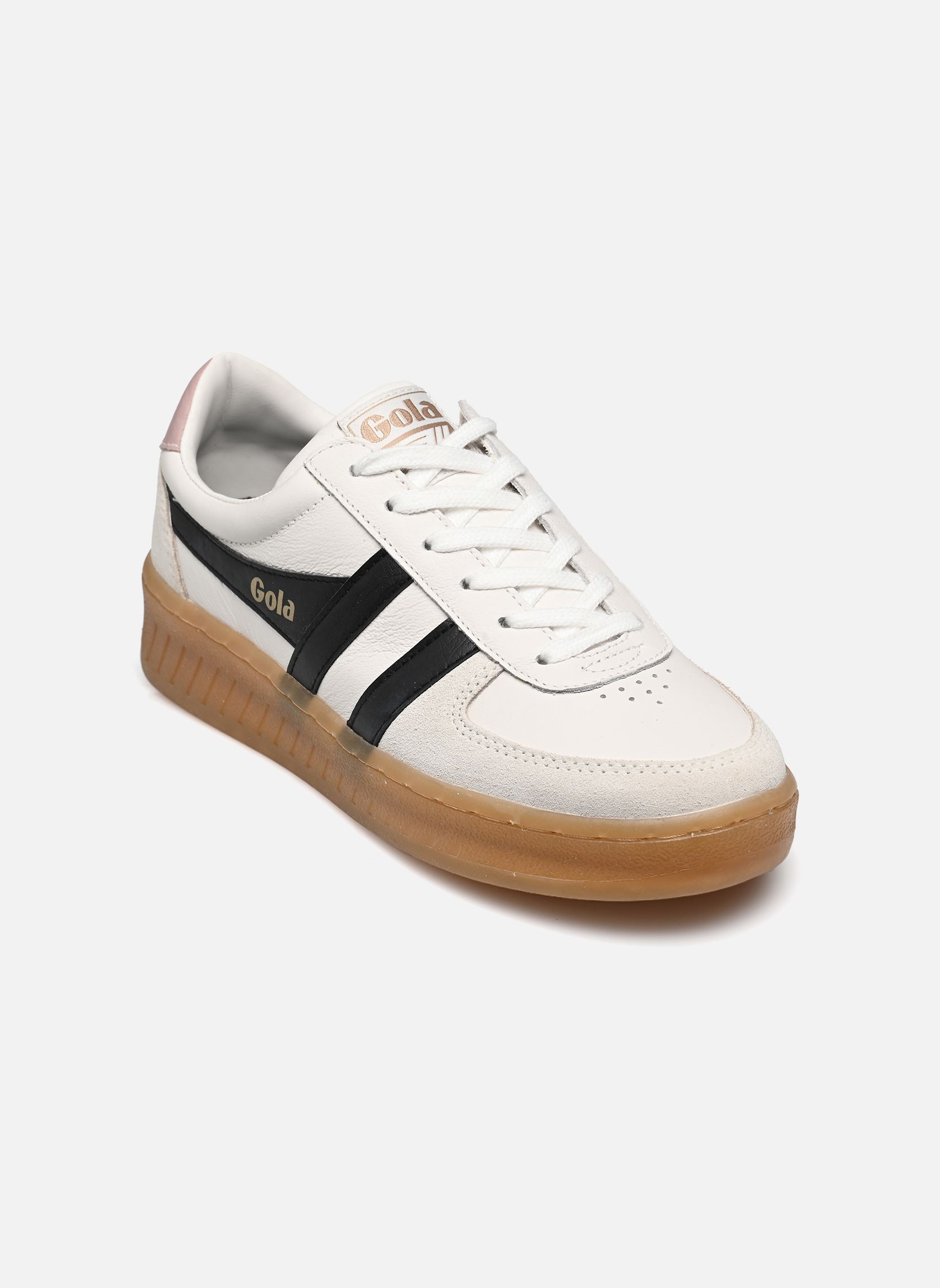Baskets GRANDSLAM ELITE femme blanc Gola Baskets GRANDSLAM ELITE femme blanc White/Black/Chalk Pink/Gum