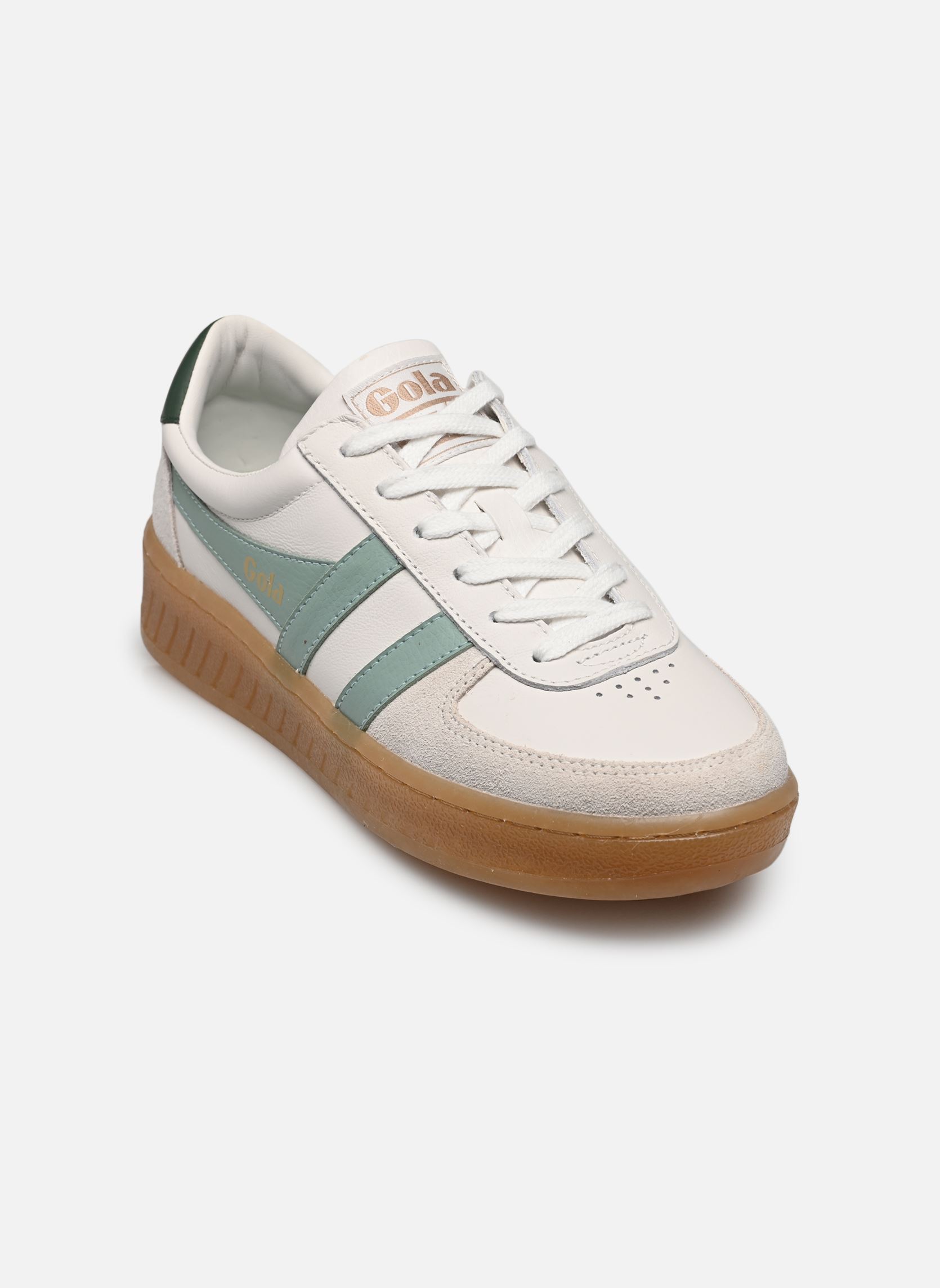 Sneakers GRANDSLAM ELITE dames wit Gola Sneakers GRANDSLAM ELITE dames wit WHITE/SURF/EVERGREEN/GUM