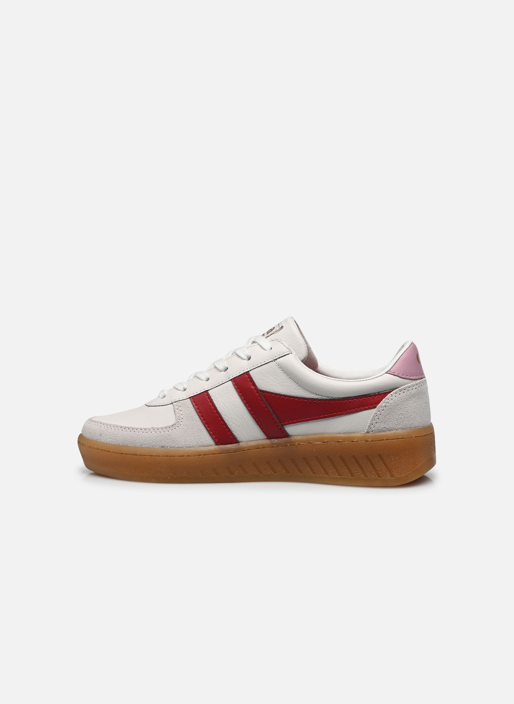 Sneaker GRANDSLAM ELITE damen weiß Gola Sneaker GRANDSLAM ELITE damen weiß White/Deep Red/Candy/Gum
