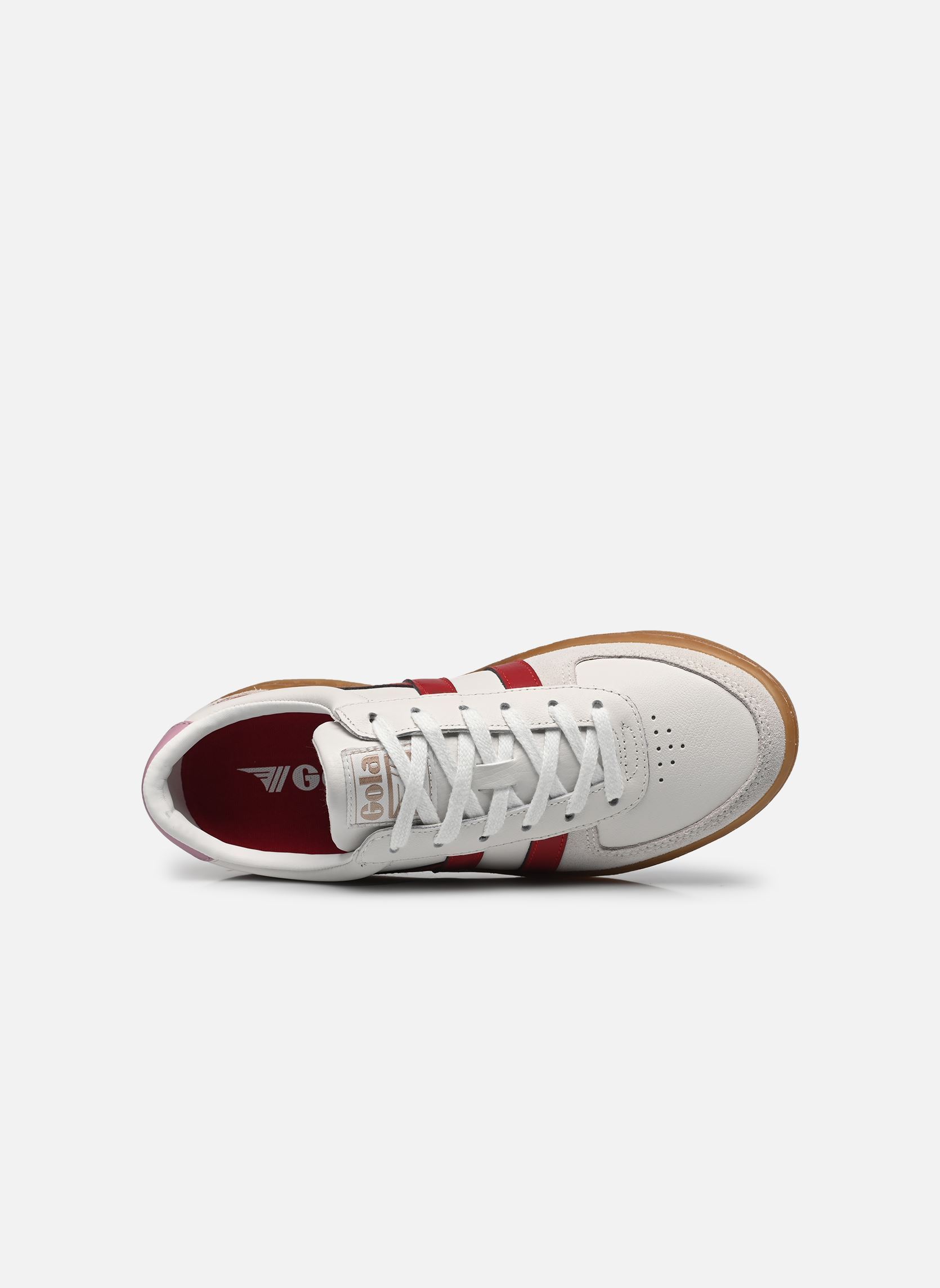Sneaker GRANDSLAM ELITE damen weiß Gola Sneaker GRANDSLAM ELITE damen weiß White/Deep Red/Candy/Gum