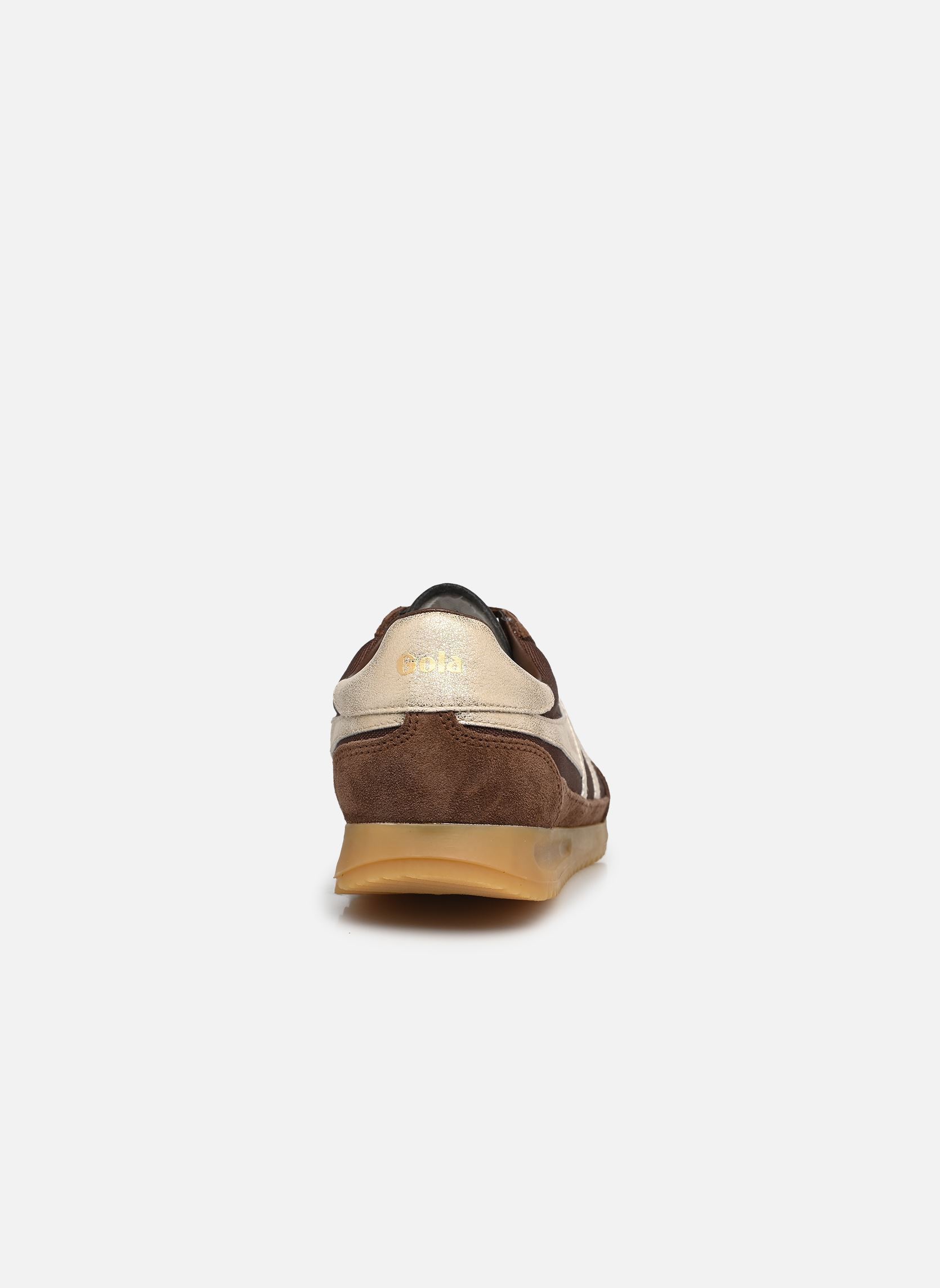 Niedrige Sneaker Tornado W damen braun Gola Niedrige Sneaker Tornado W damen braun DARK BROWN/GOLD