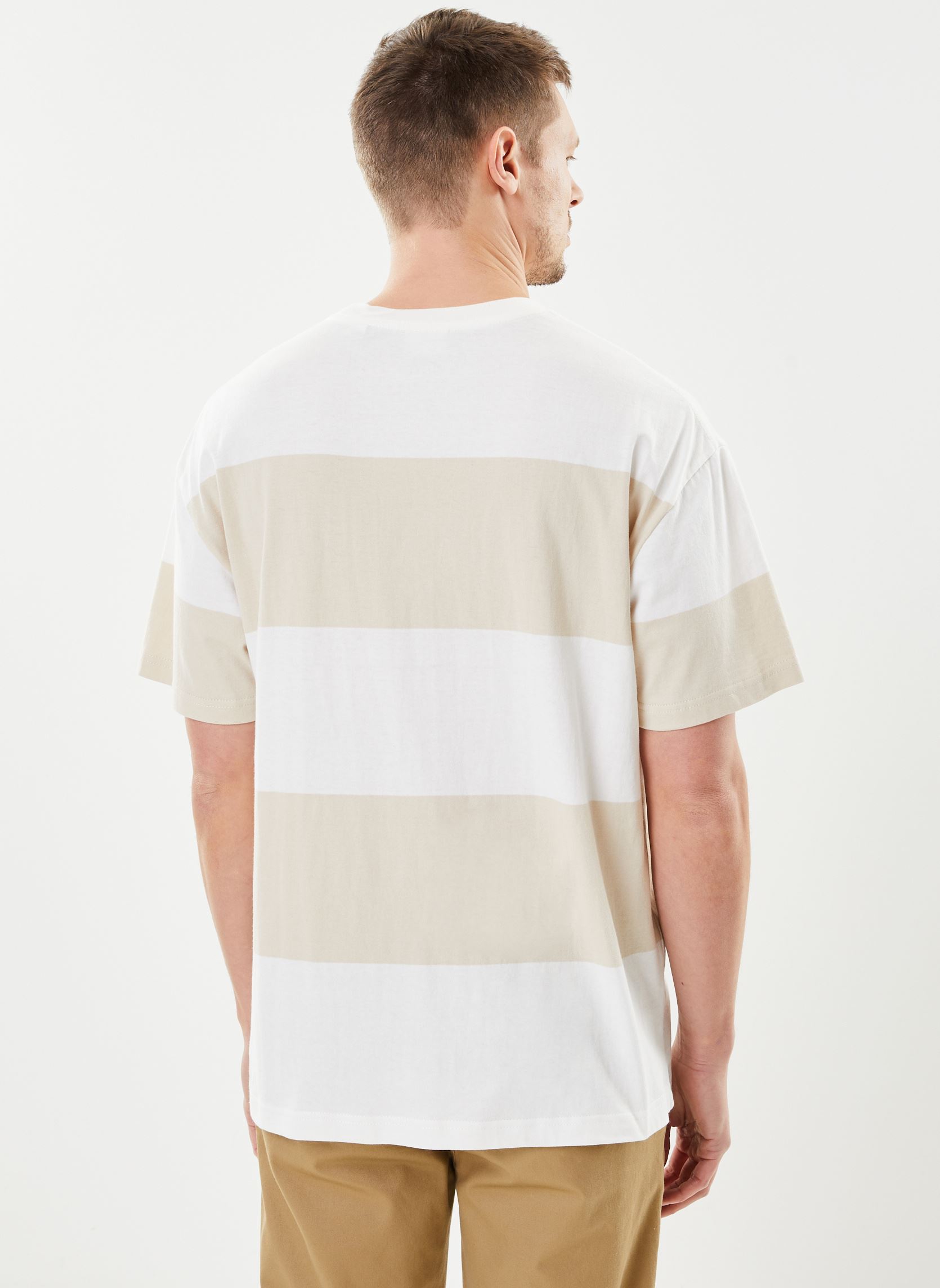 Tee-shirts manches courtes SDIjam homme beige SOLID Tee-shirts manches courtes SDIjam homme beige OATMEAL