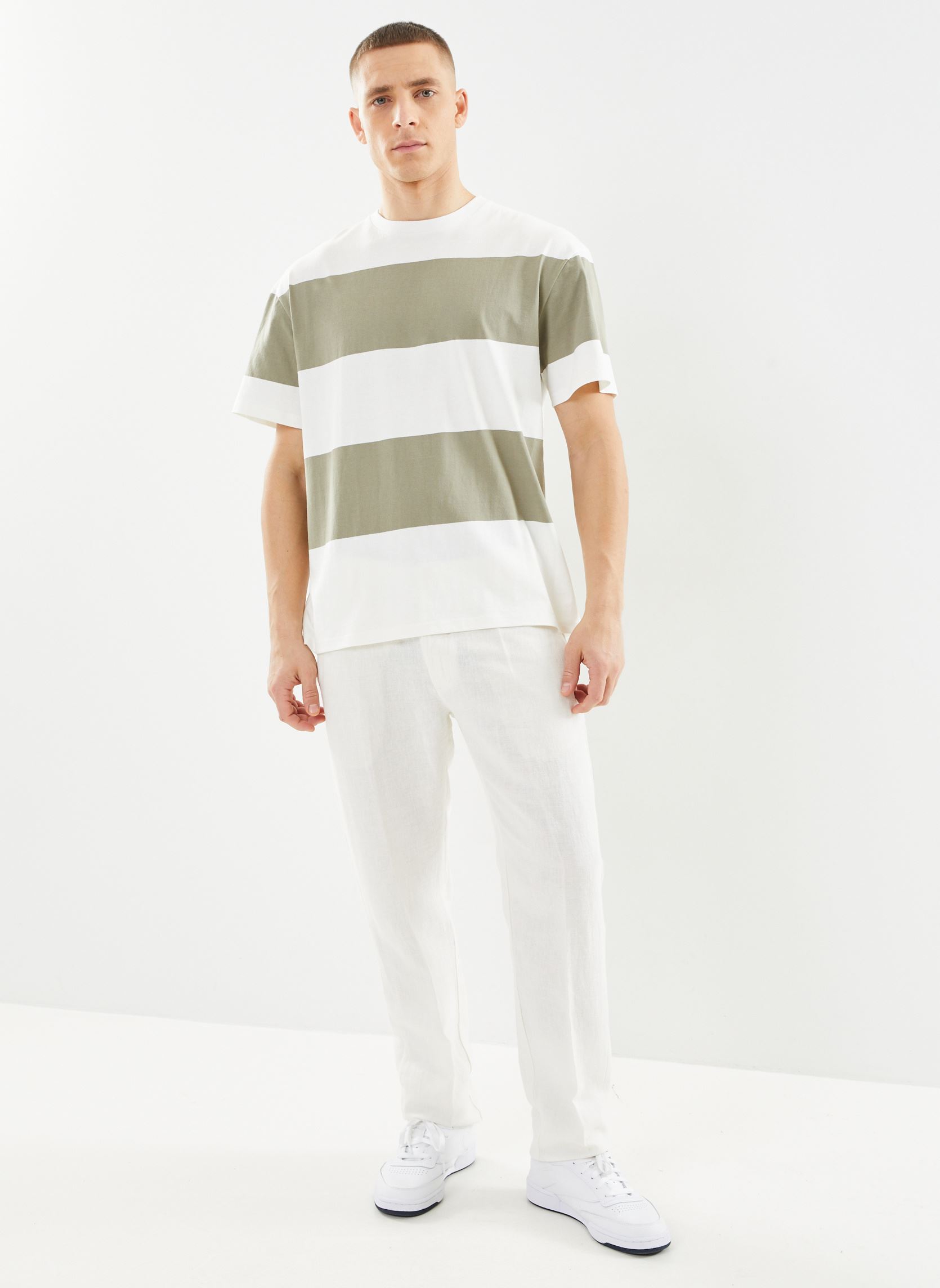 Tee-shirts manches courtes SDIjam homme vert SOLID Tee-shirts manches courtes SDIjam homme vert VETIVER