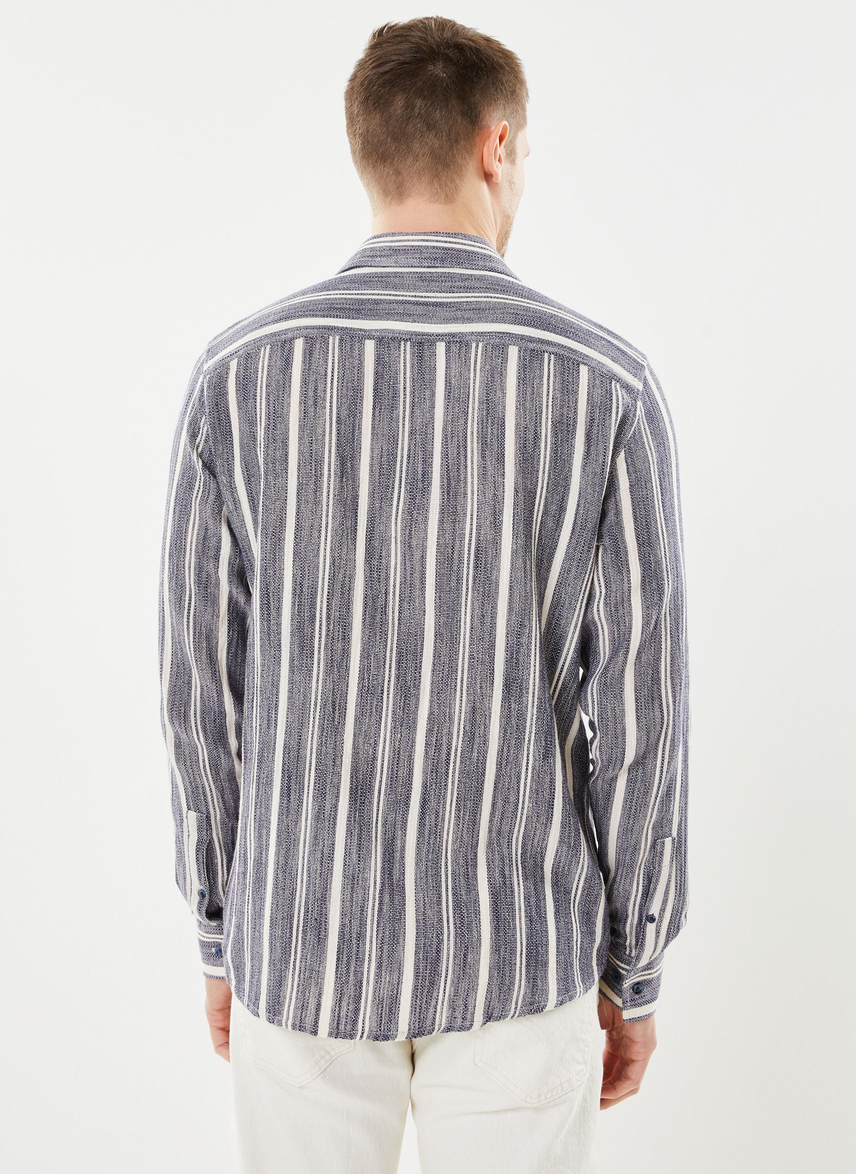 Hemden SDIngmar heren blauw SOLID Hemden SDIngmar heren blauw INSIGNIA BLUE
