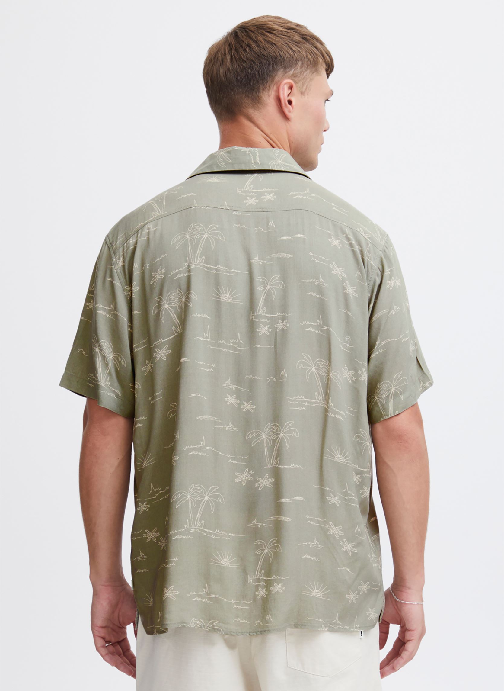 Hemden SDIan heren groen SOLID Hemden SDIan heren groen VETIVER