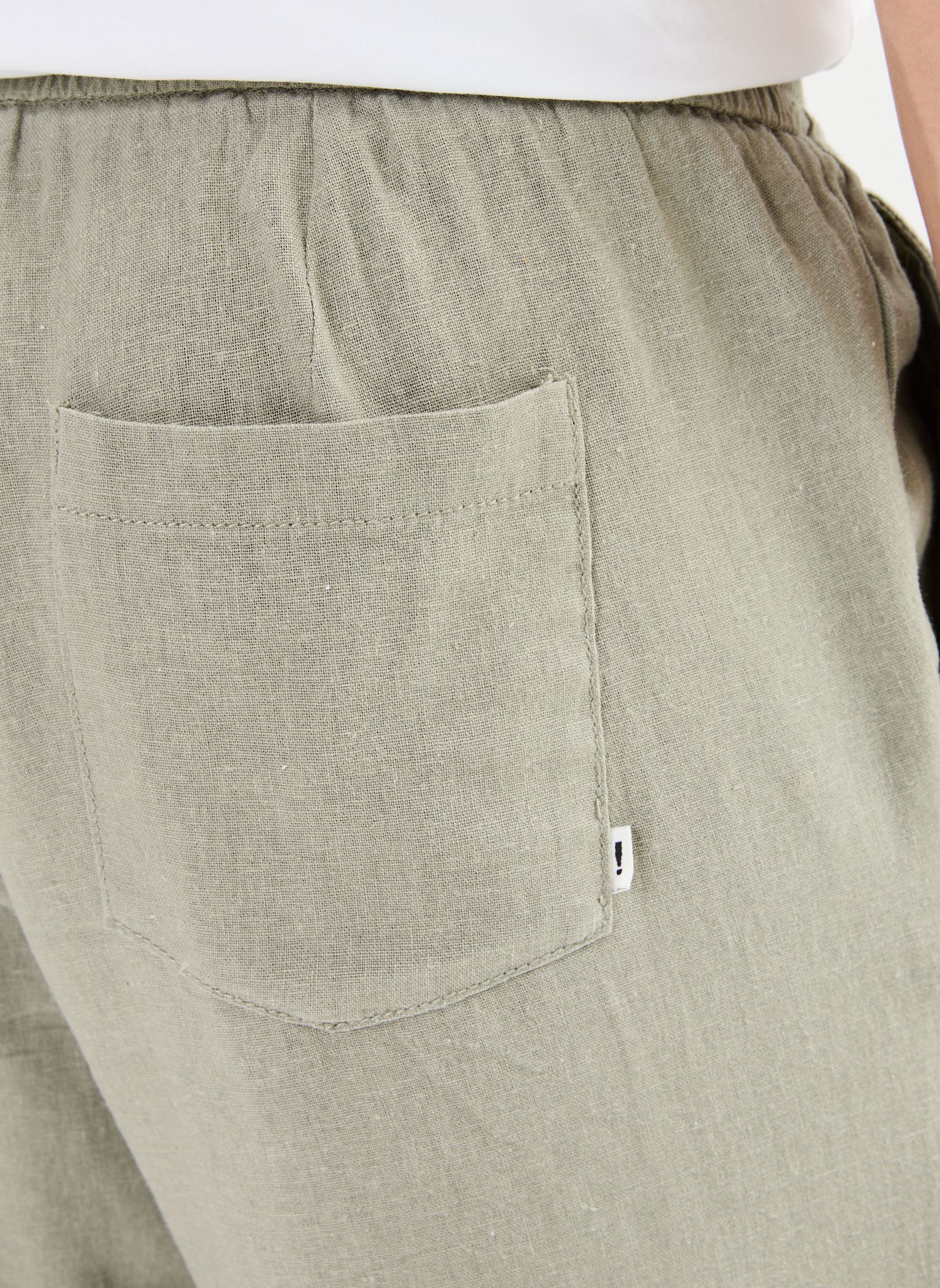 Pantalons larges SDAlann Allan Elasticated homme vert SOLID Pantalons larges SDAlann Allan Elasticated homme vert VETIVER