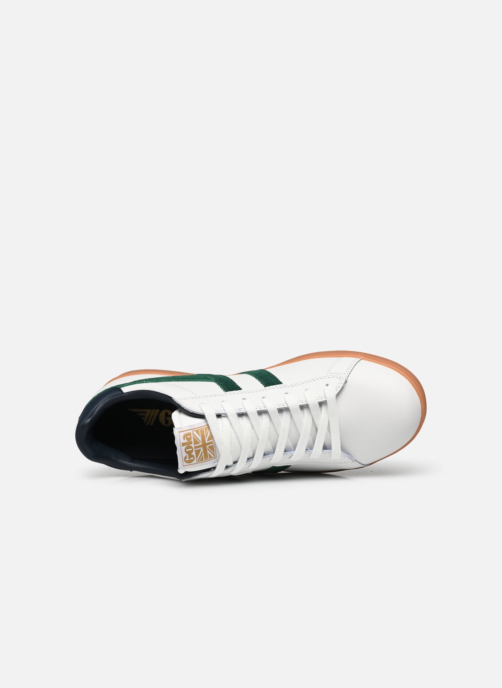 Sneakers EQUIPE II LEATHER heren wit Gola Sneakers EQUIPE II LEATHER heren wit WHITE/GREEN/NAVY