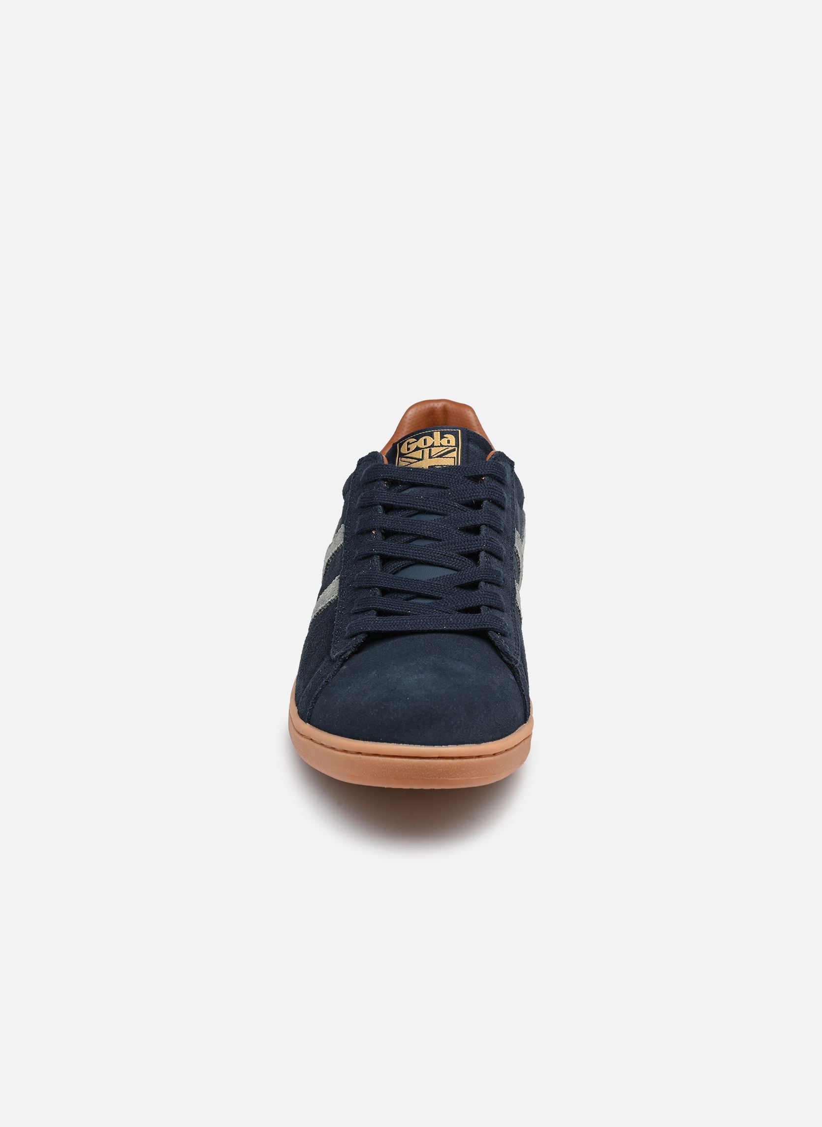 Baskets basses EQUIPE II SUEDE homme bleu Gola Baskets basses EQUIPE II SUEDE homme bleu NAVY/CONIFER/UMBER