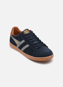 Baskets basses EQUIPE II SUEDE homme bleu