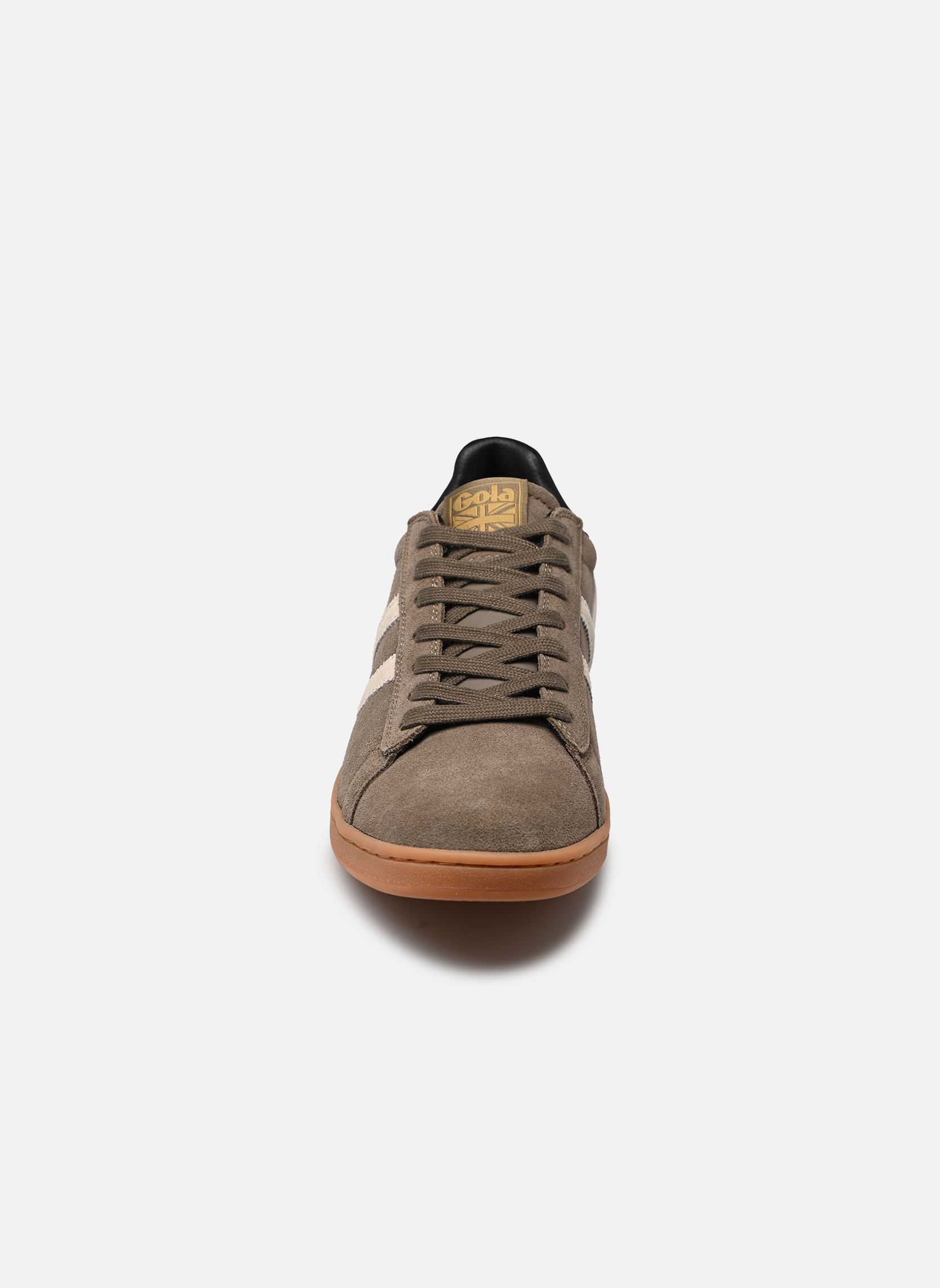 Baskets basses EQUIPE II SUEDE homme vert Gola Baskets basses EQUIPE II SUEDE homme vert URBAN MOSS/OFF WHITE/BLACK