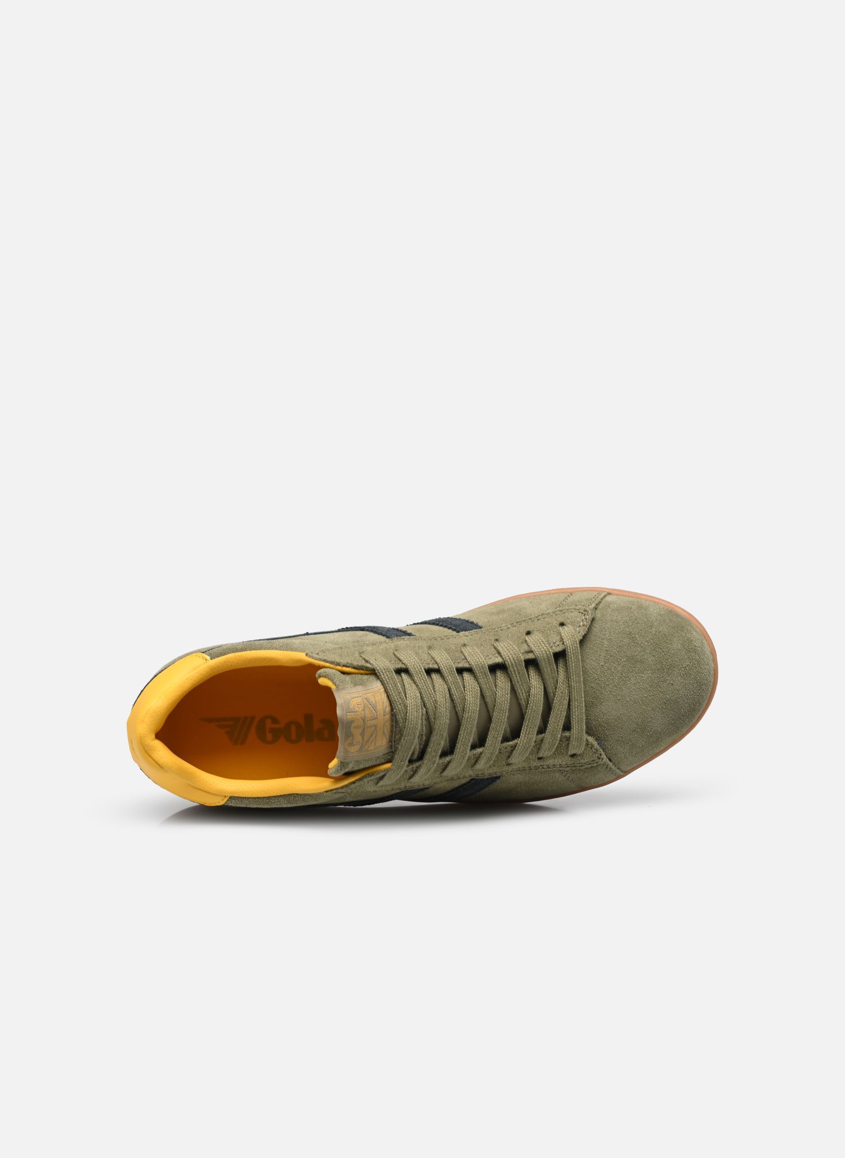 Baskets EQUIPE II SUEDE homme vert Gola Baskets EQUIPE II SUEDE homme vert KHAKI/NAVY/SUN