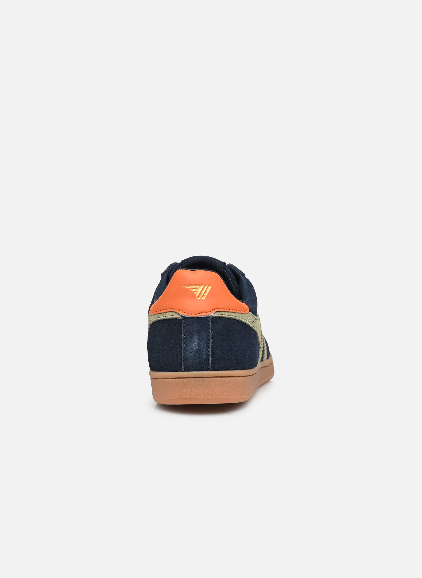 Baskets EQUIPE II SUEDE homme bleu Gola Baskets EQUIPE II SUEDE homme bleu NAVY/LIGHT KHAKI/MOODY ORANGE