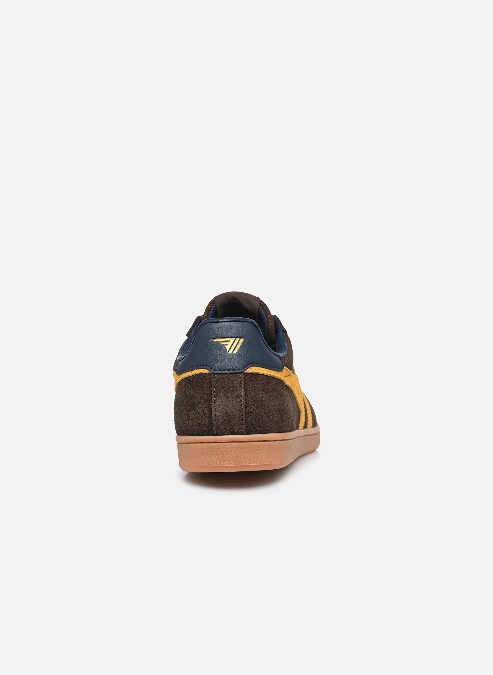 Baskets EQUIPE II SUEDE homme marron Gola Baskets EQUIPE II SUEDE homme marron DARK BROWN/SUN/NAVY