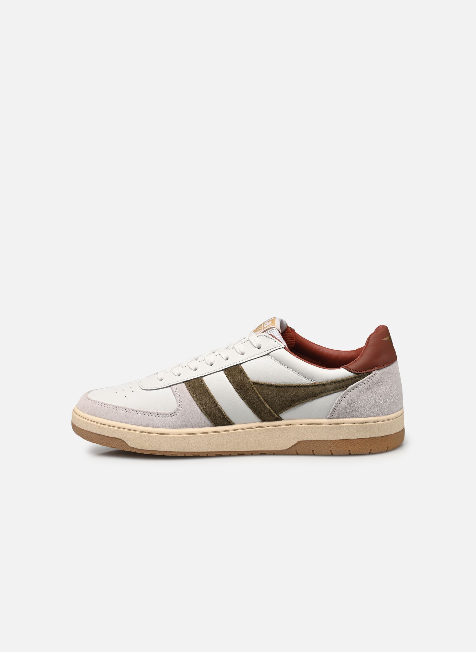 Baskets Hawk M homme blanc Gola Baskets Hawk M homme blanc WHITE/KHAKI/RUST