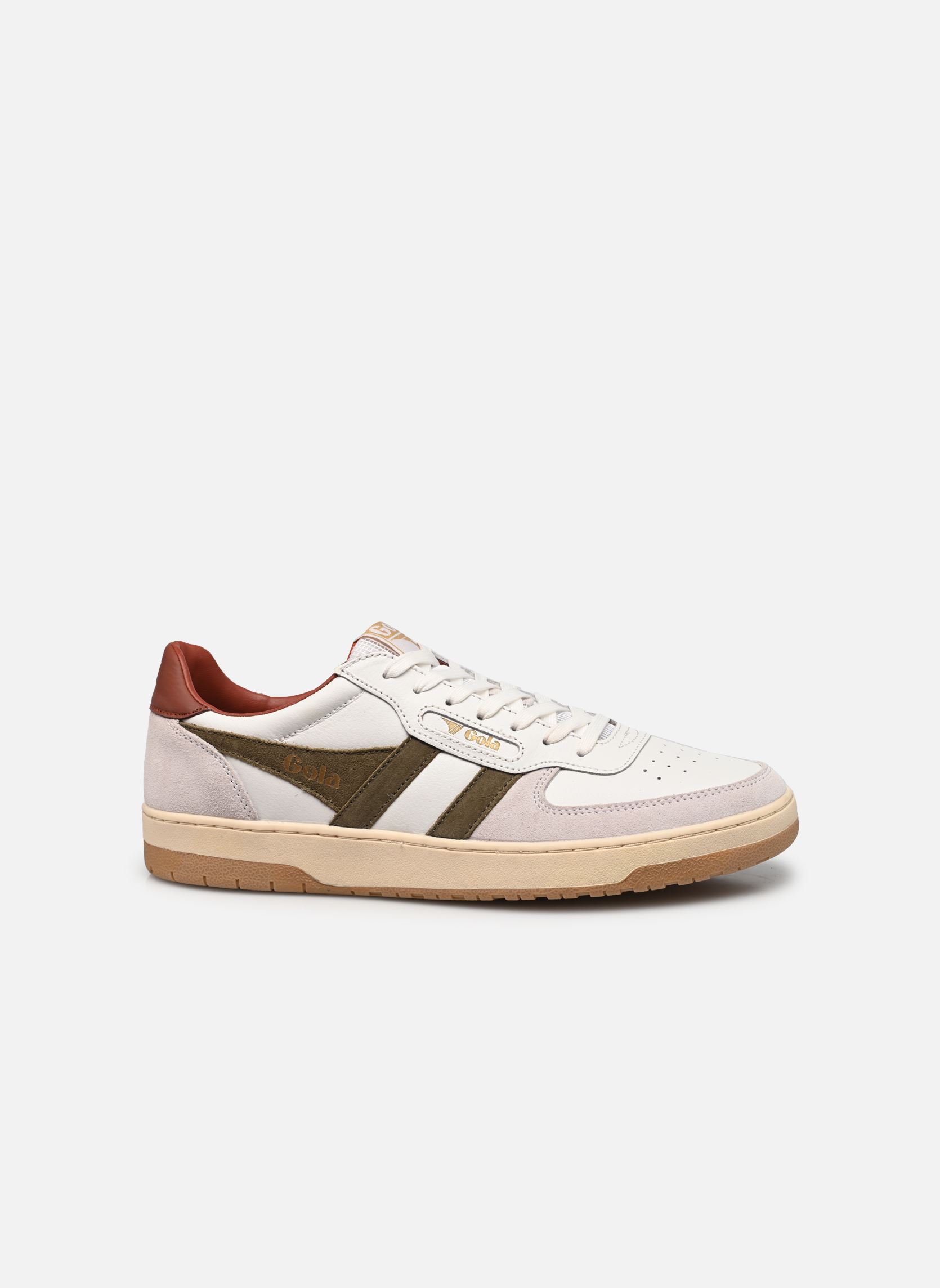 Baskets Hawk M homme blanc Gola Baskets Hawk M homme blanc WHITE/KHAKI/RUST