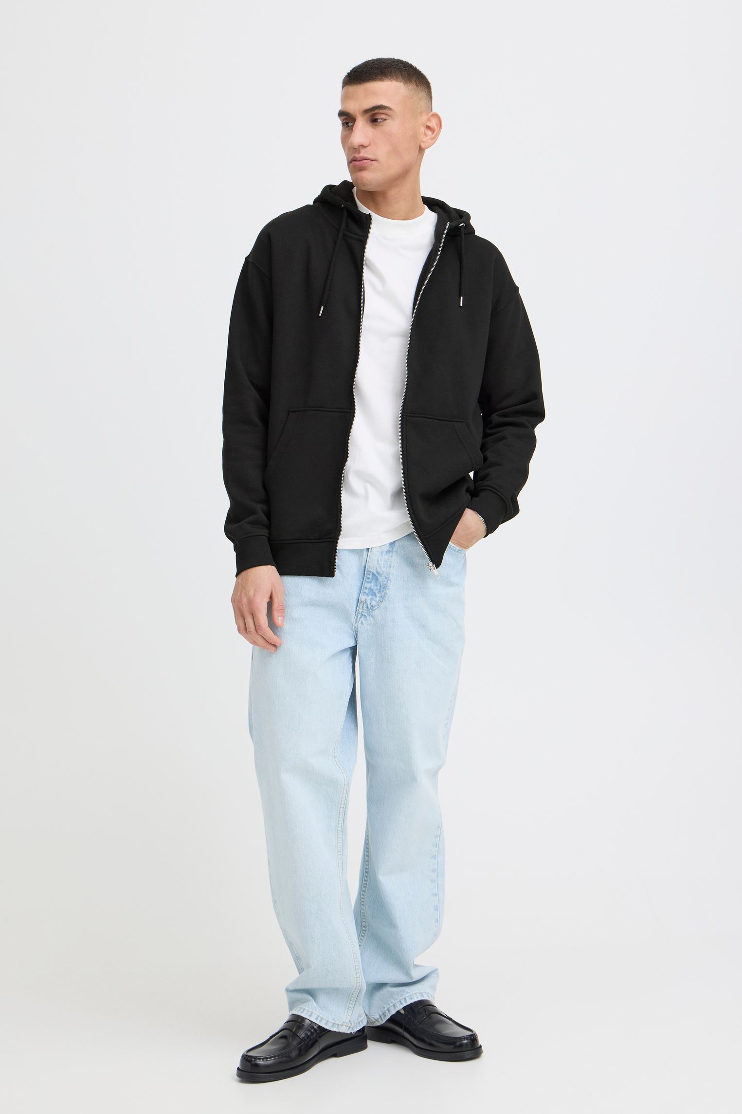 Sweats zippés SDLenz Zipper SW homme noir SOLID Sweats zippés SDLenz Zipper SW homme noir TRUE BLACK