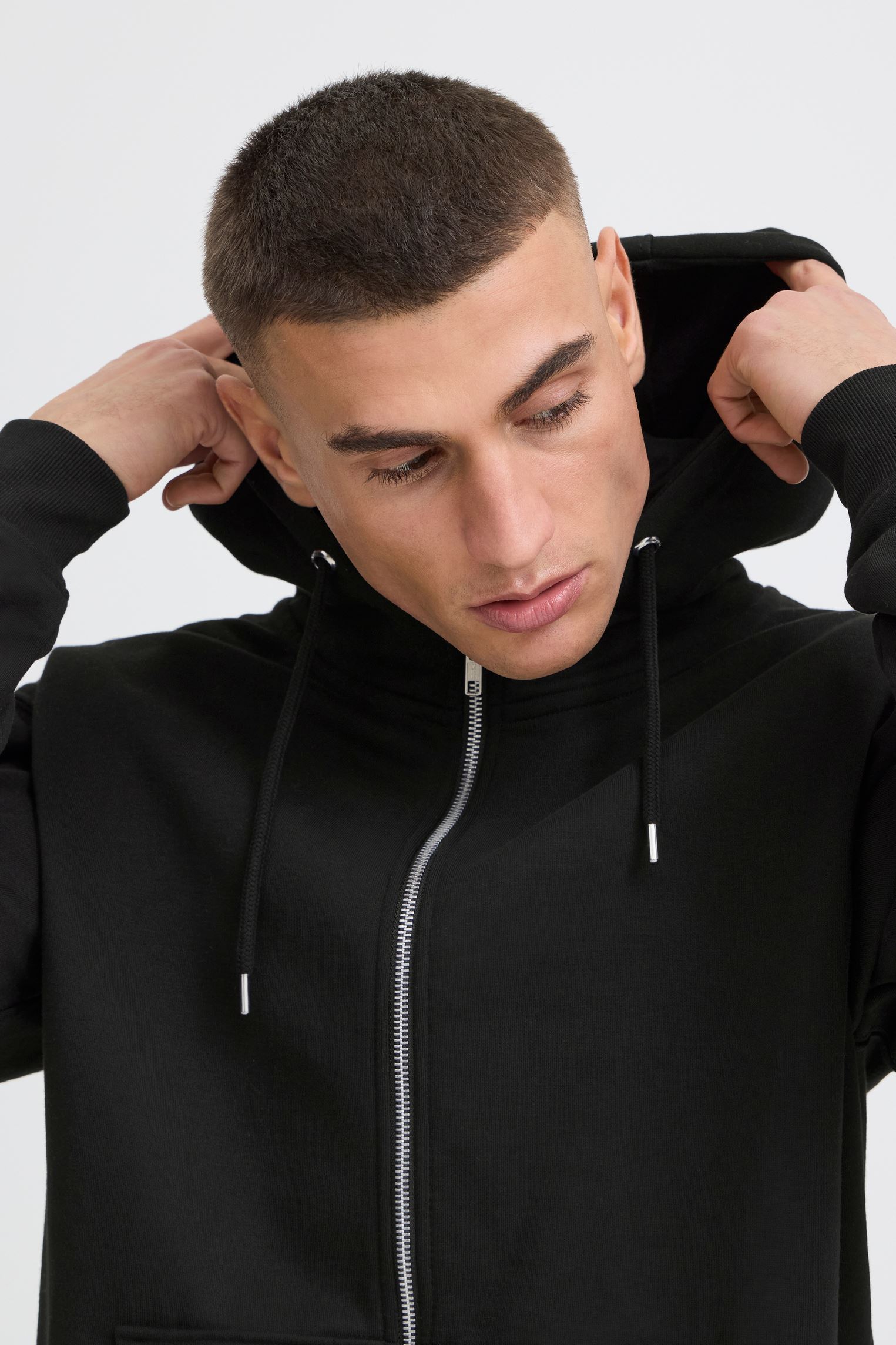 Sweats zippés SDLenz Zipper SW homme noir SOLID Sweats zippés SDLenz Zipper SW homme noir TRUE BLACK