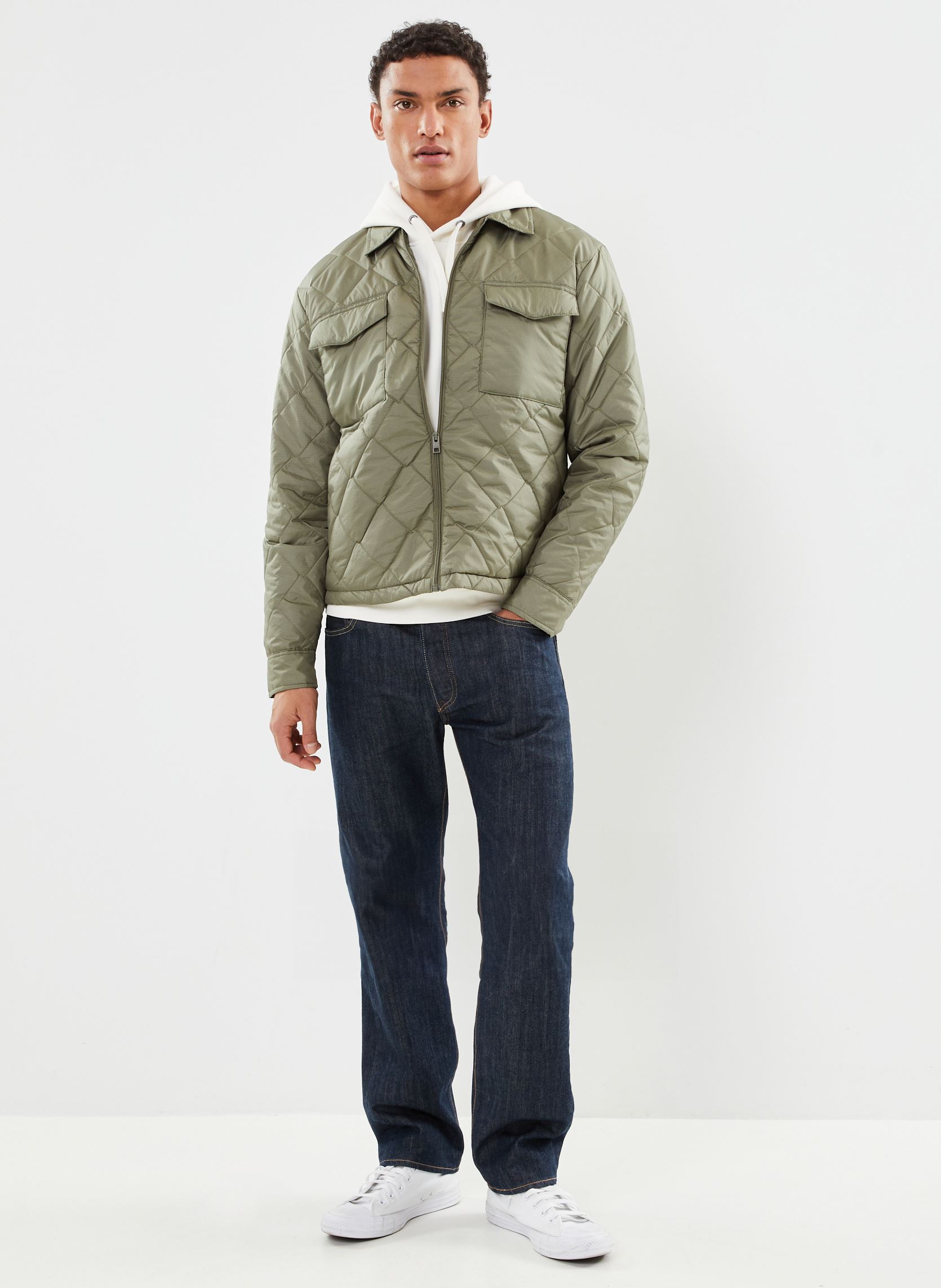 Bomberjacks SDErhard heren groen SOLID Bomberjacks SDErhard heren groen DEEP LICHEN GREEN