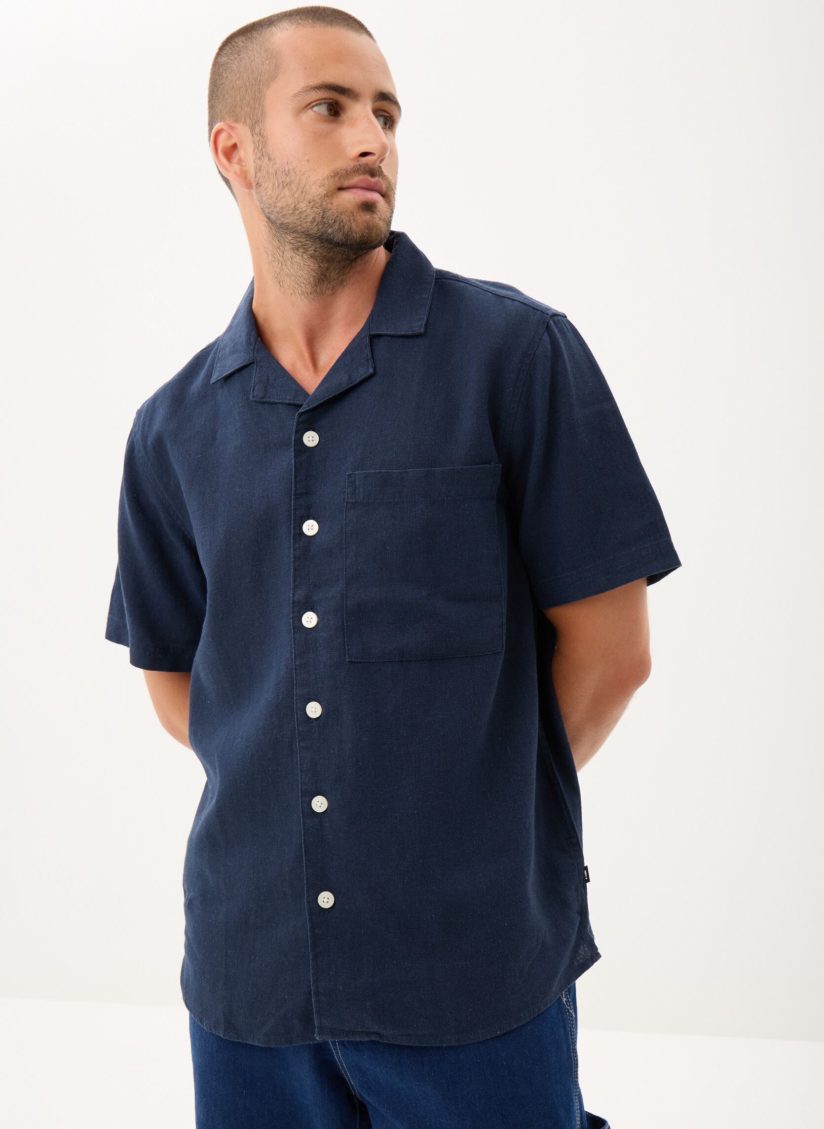 Hemden SDAllan Cuba herren blau SOLID Hemden SDAllan Cuba herren blau INSIGNIA BLUE