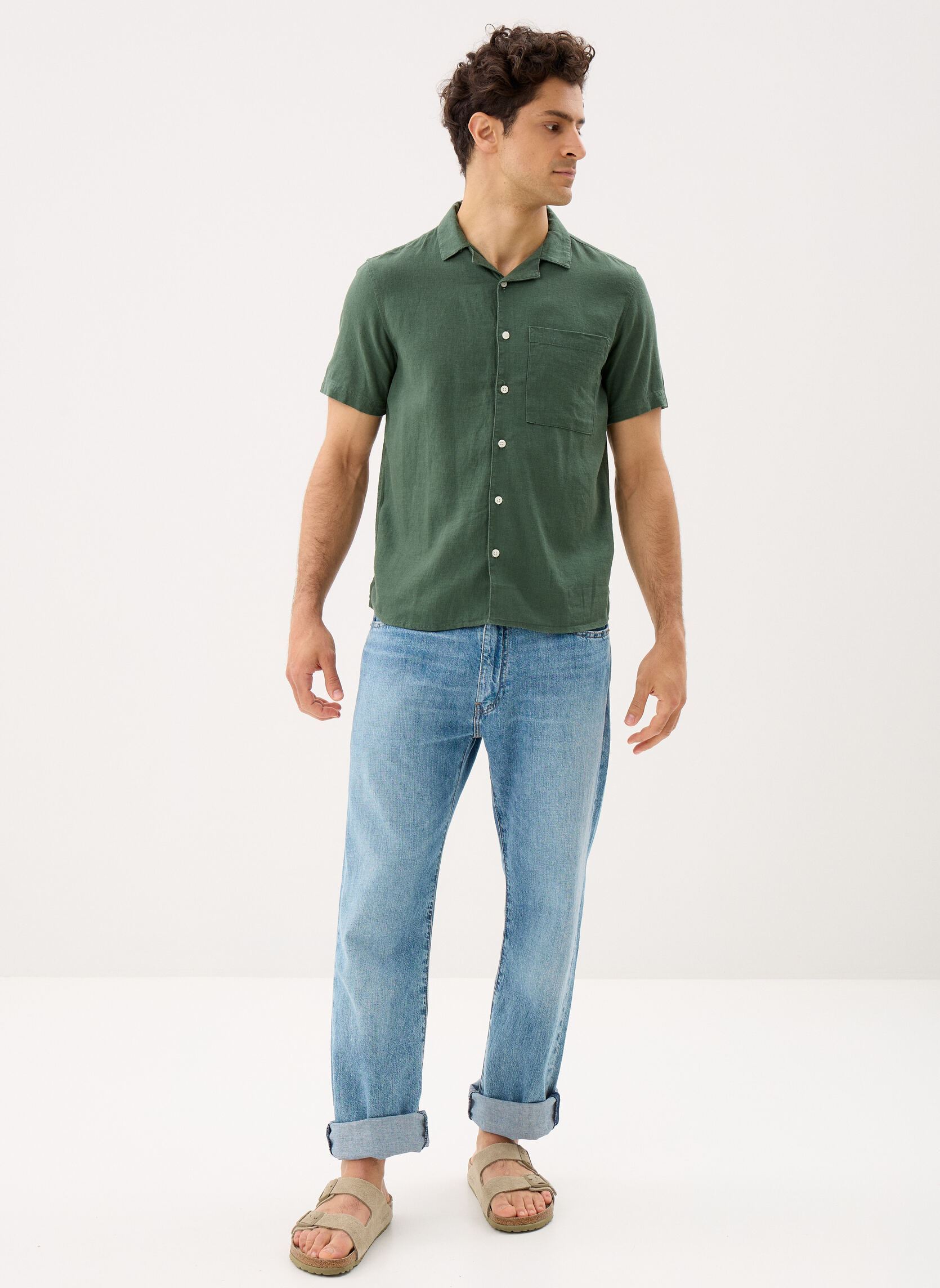 Hemden SDAllan Cuba herren grün SOLID Hemden SDAllan Cuba herren grün CILANTRO