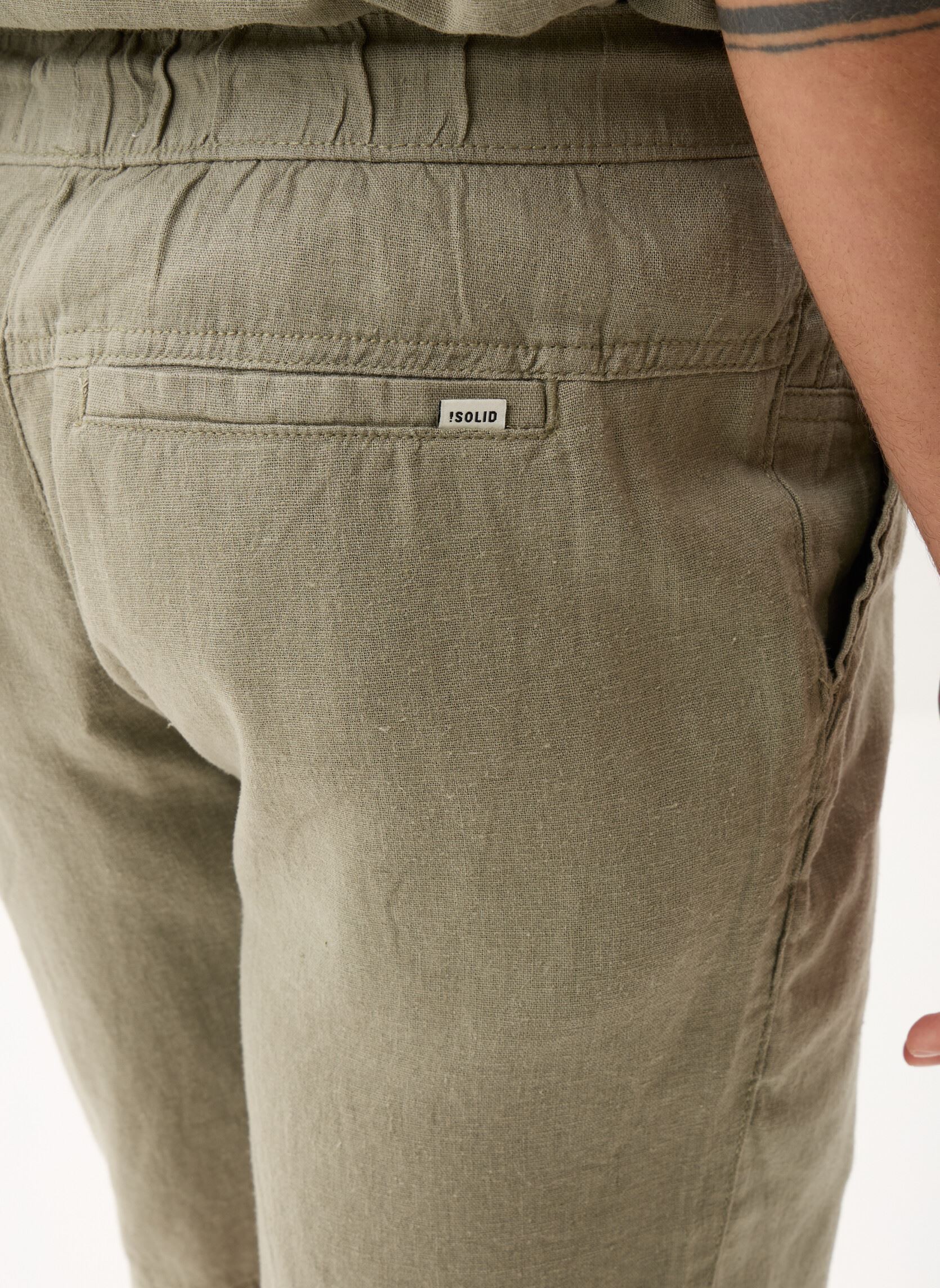 Bermuda-Shorts SDAurelius Elasticated herren grün SOLID Bermuda-Shorts SDAurelius Elasticated herren grün VETIVER