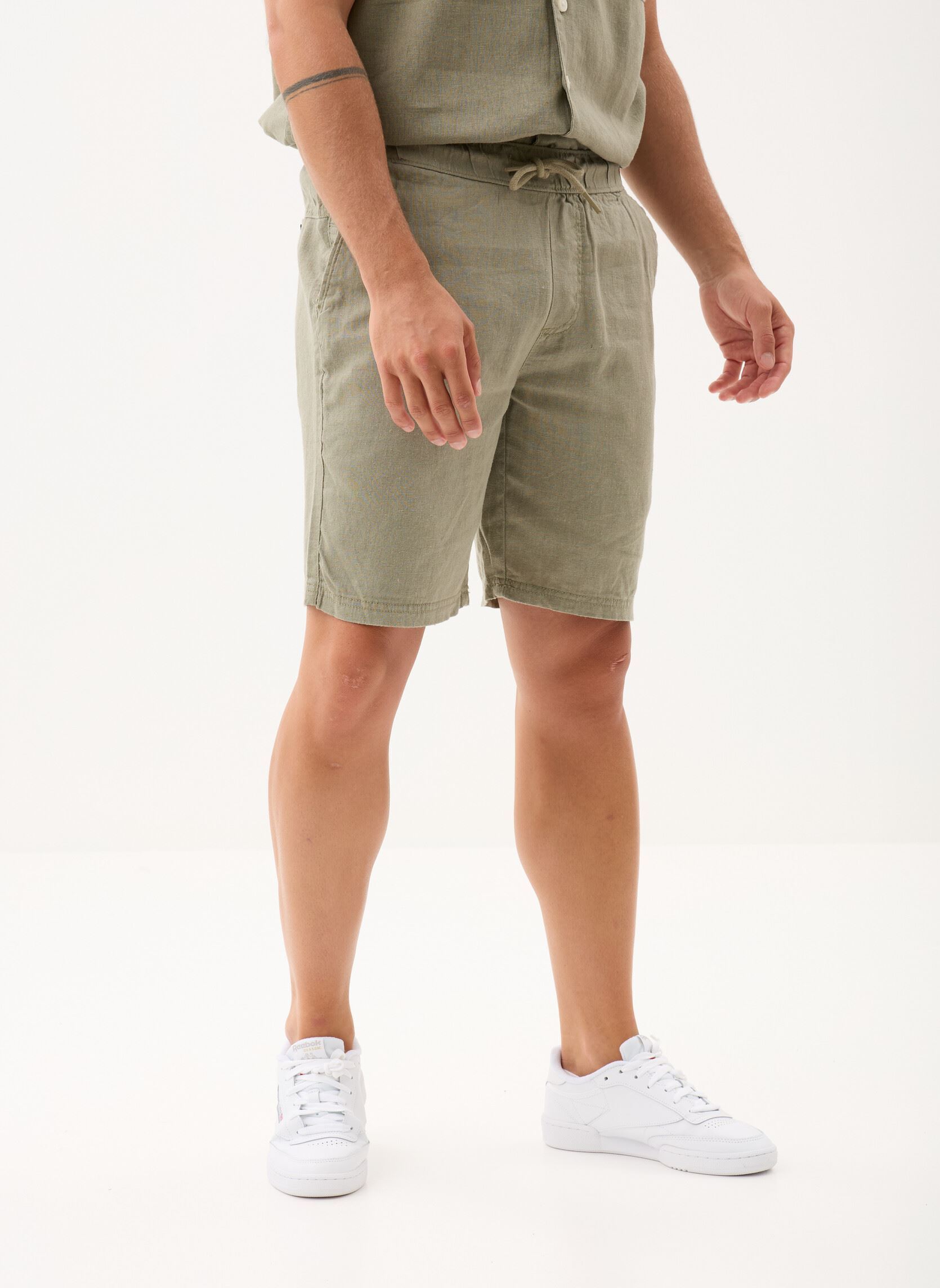 Bermuda-Shorts SDAurelius Elasticated herren grün SOLID Bermuda-Shorts SDAurelius Elasticated herren grün VETIVER